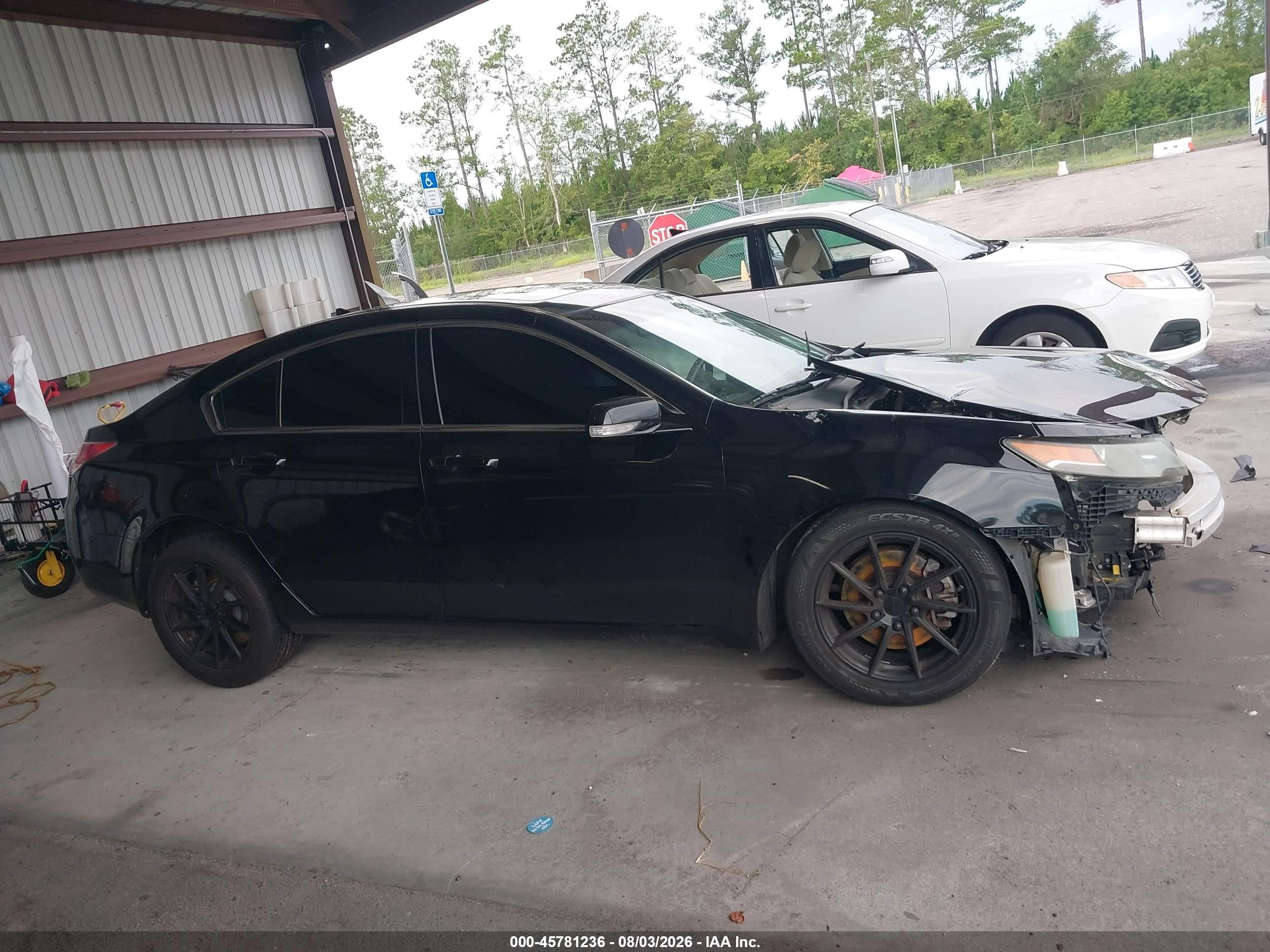 2012 Acura Tl 3.5 Black vin: 19UUA8F26CA034370
