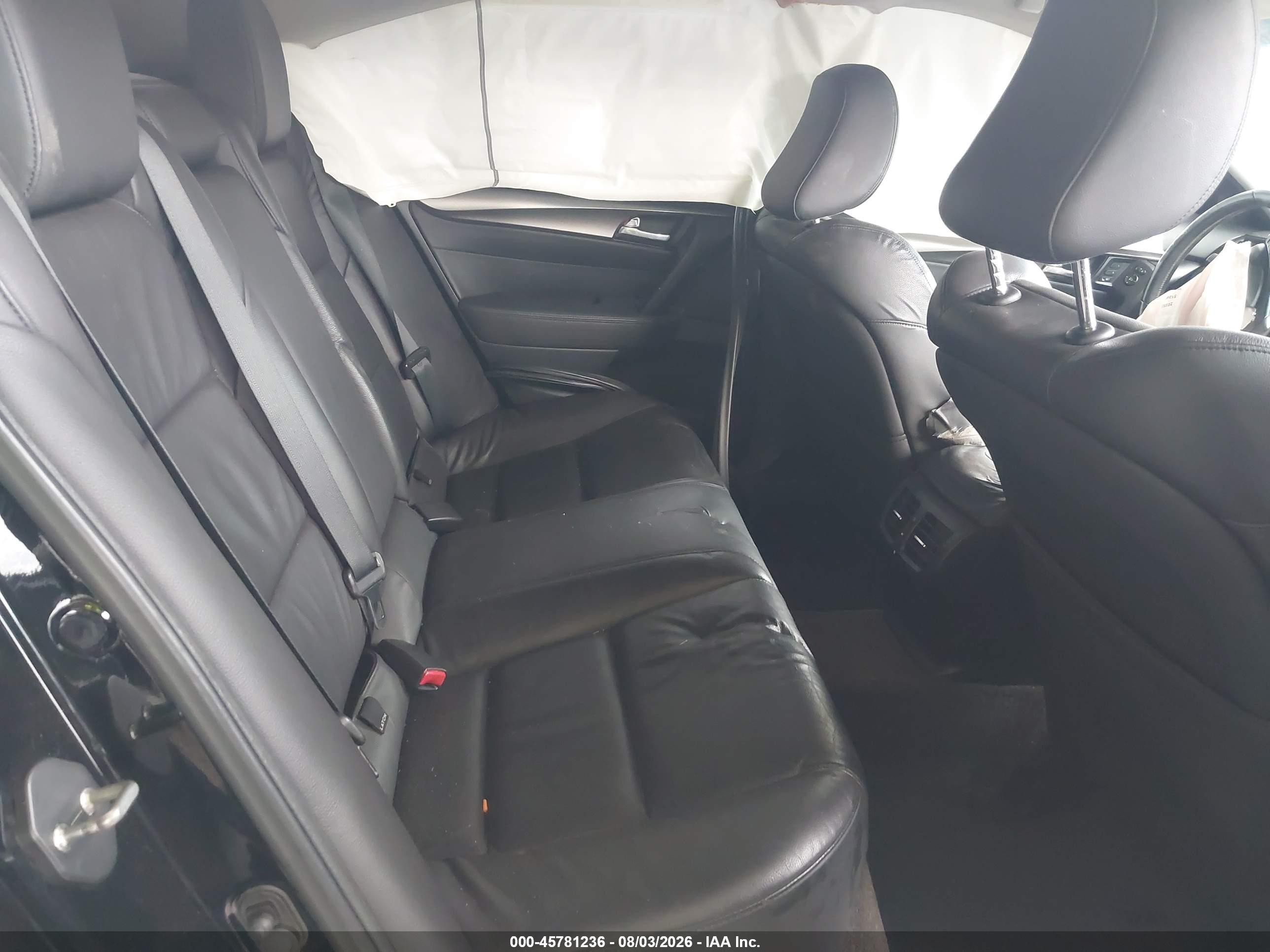 2012 Acura Tl 3.5 Black vin: 19UUA8F26CA034370