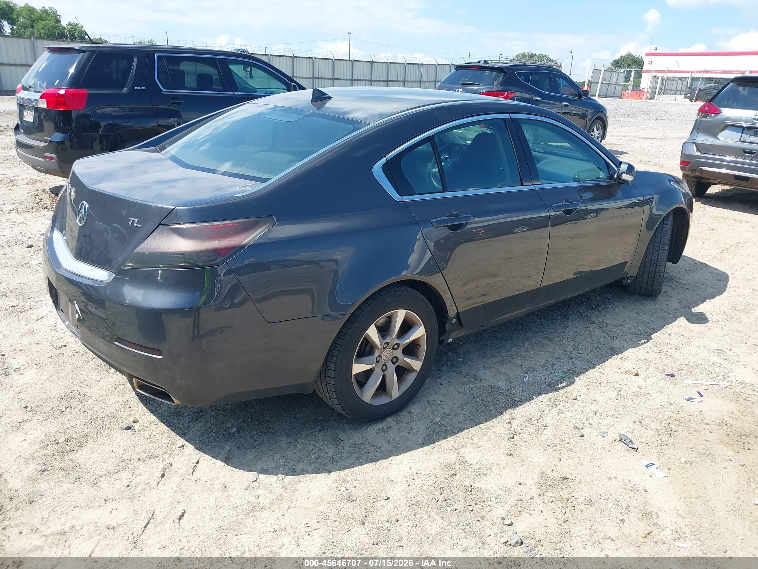 2012 Acura Tl 3.5 Black vin: 19UUA8F26CA038466