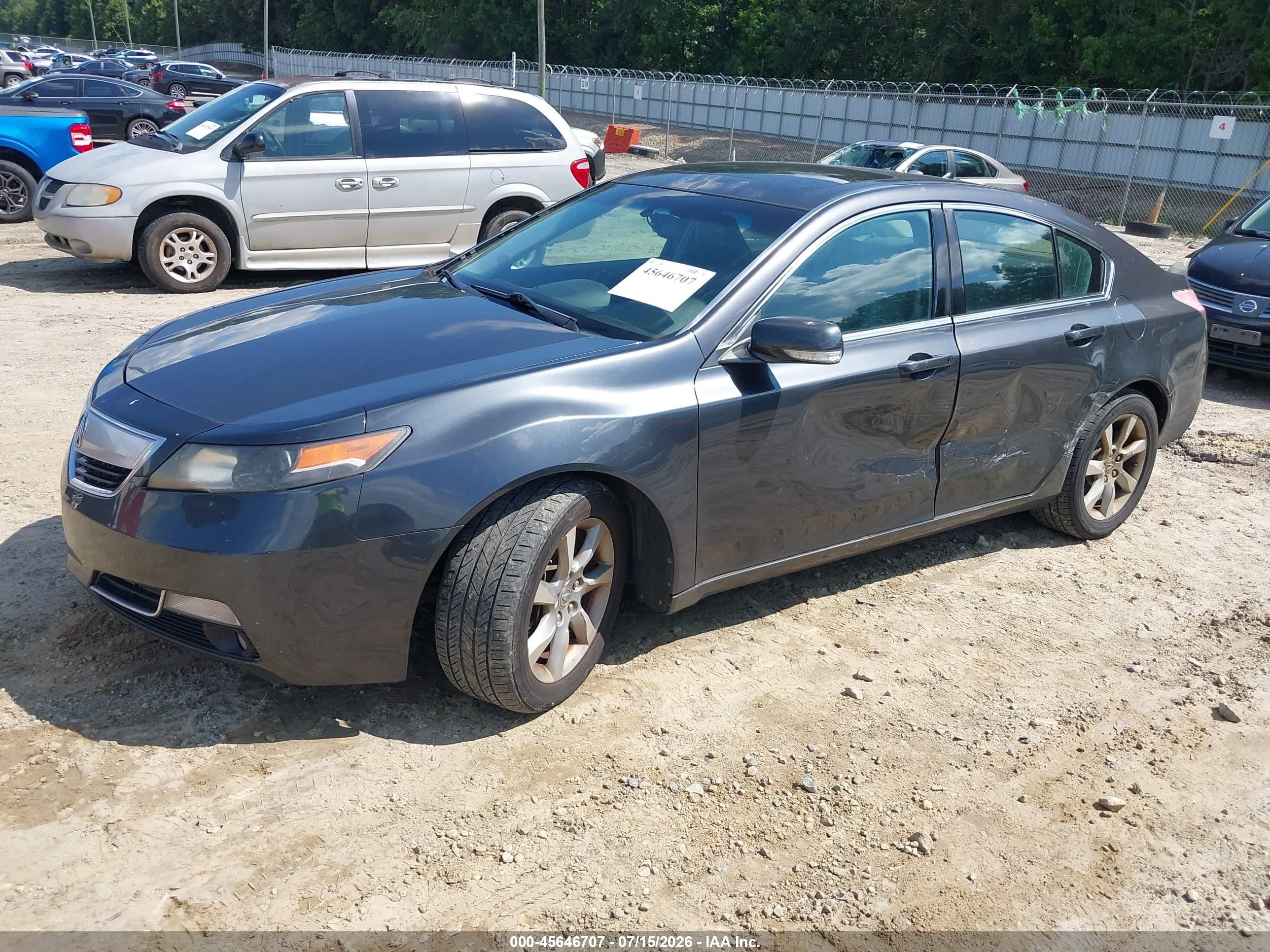 2012 Acura Tl 3.5 Black vin: 19UUA8F26CA038466