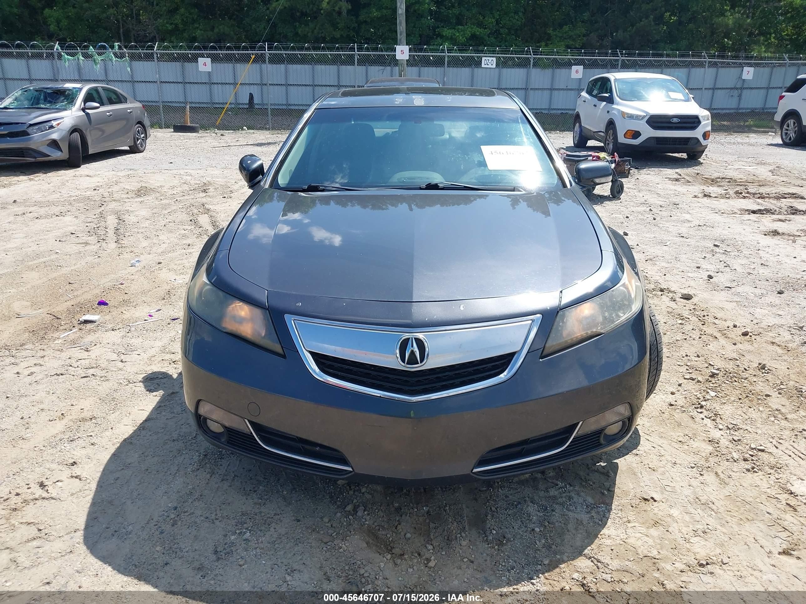 2012 Acura Tl 3.5 Black vin: 19UUA8F26CA038466