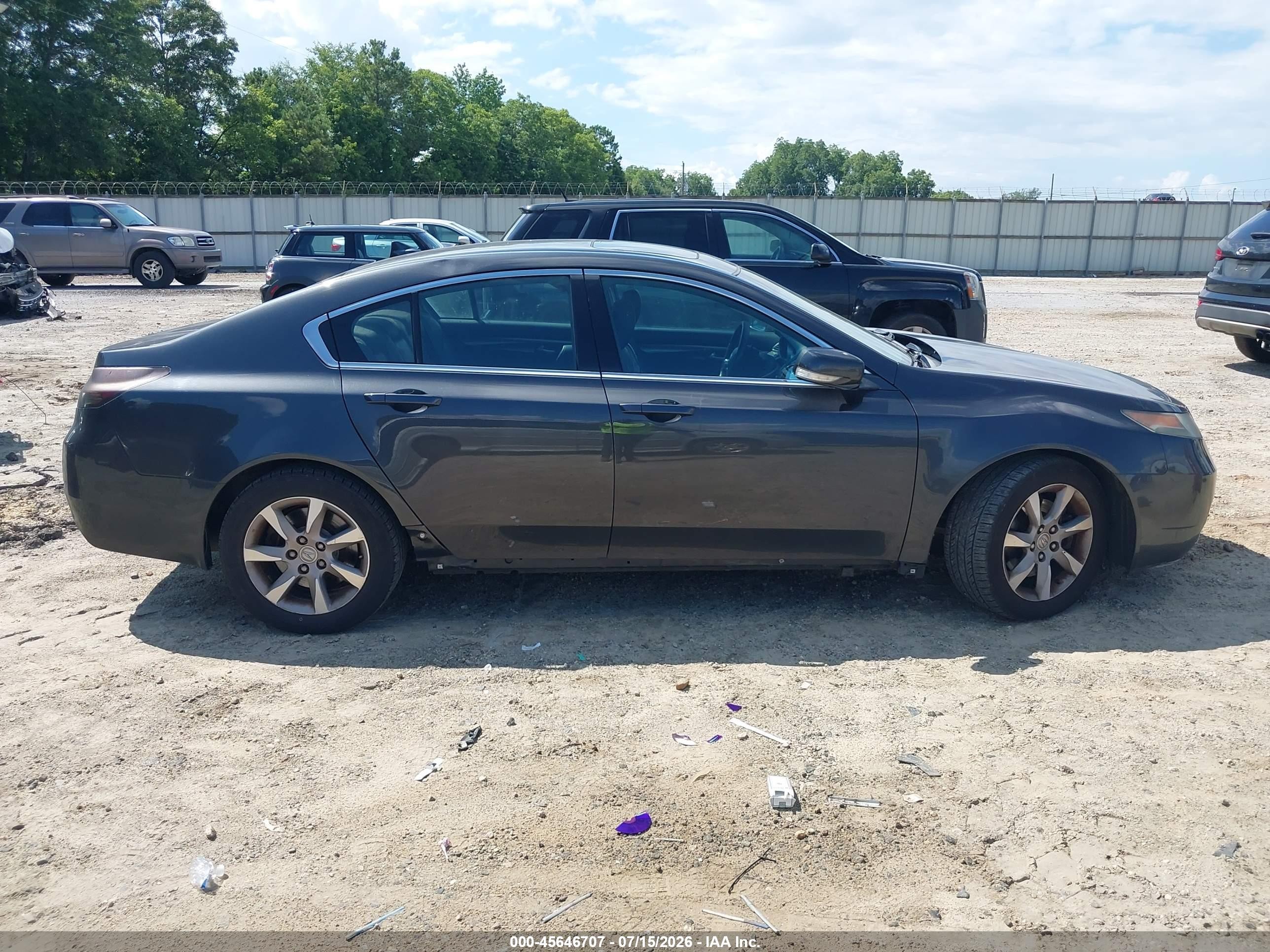 2012 Acura Tl 3.5 Black vin: 19UUA8F26CA038466