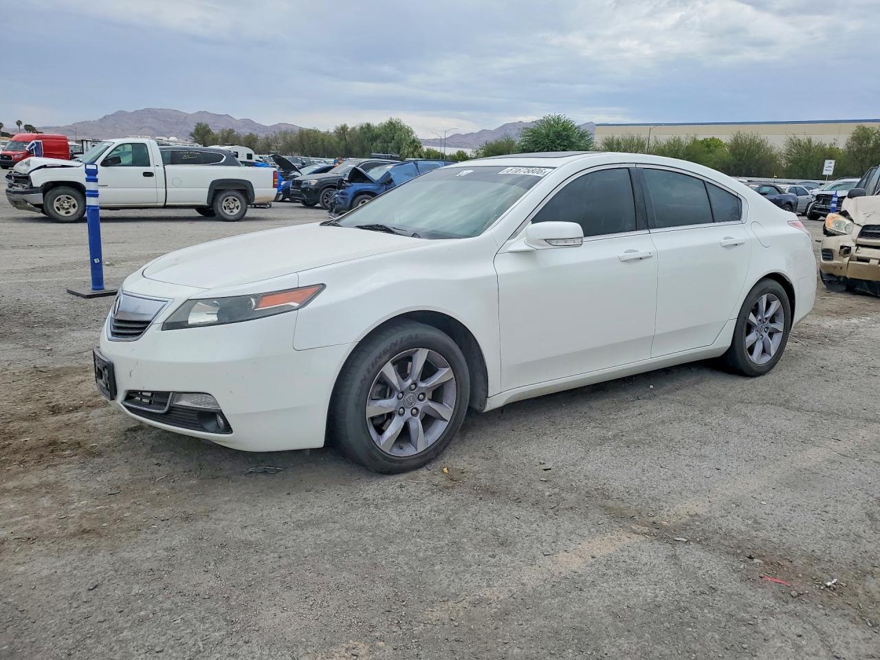 2013 Acura Tl White vin: 19UUA8F26DA012208