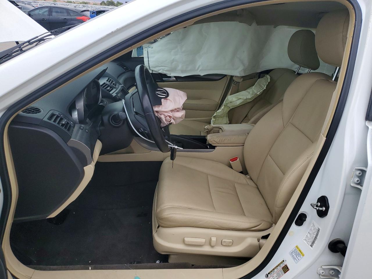 2013 Acura Tl White vin: 19UUA8F26DA012208