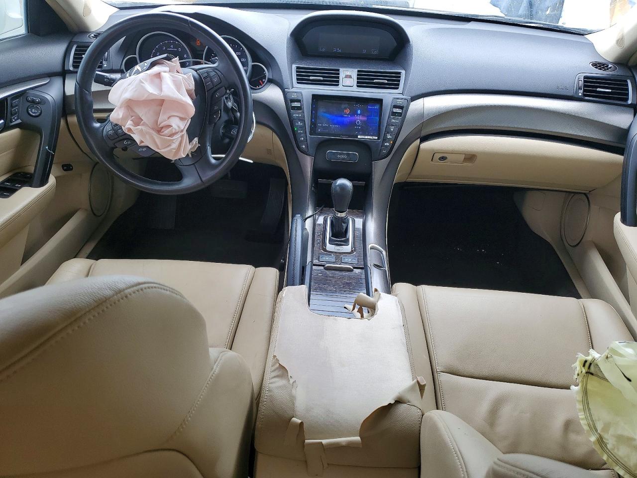 2013 Acura Tl White vin: 19UUA8F26DA012208
