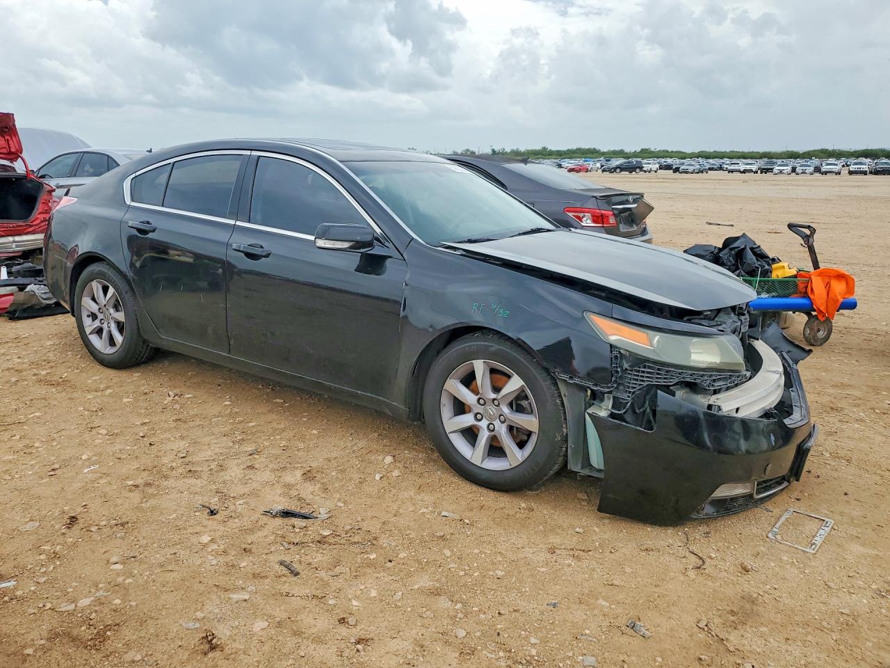 2013 Acura Tl Black vin: 19UUA8F26DA014976