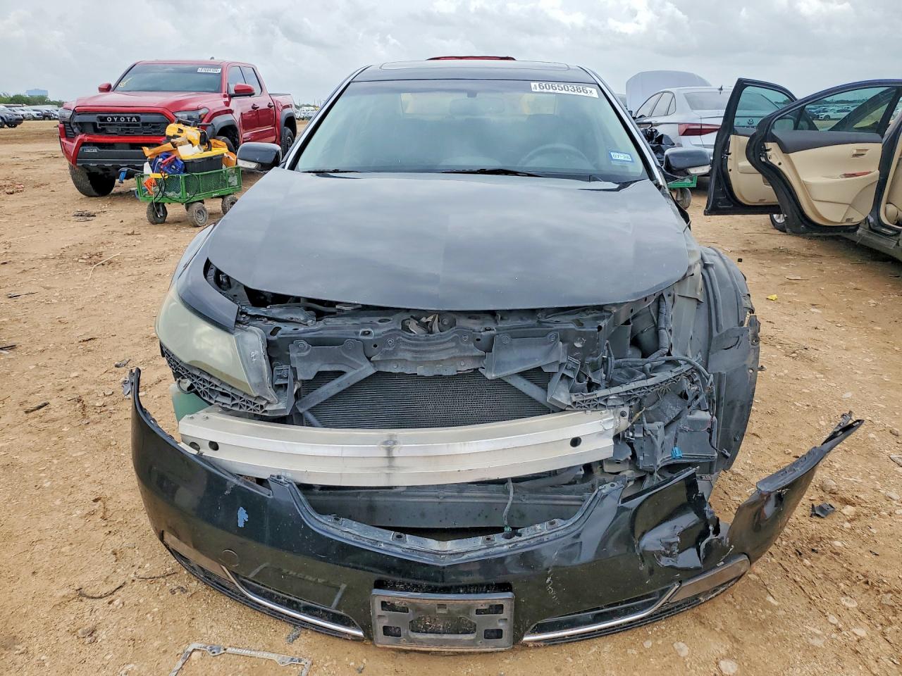 2013 Acura Tl Black vin: 19UUA8F26DA014976