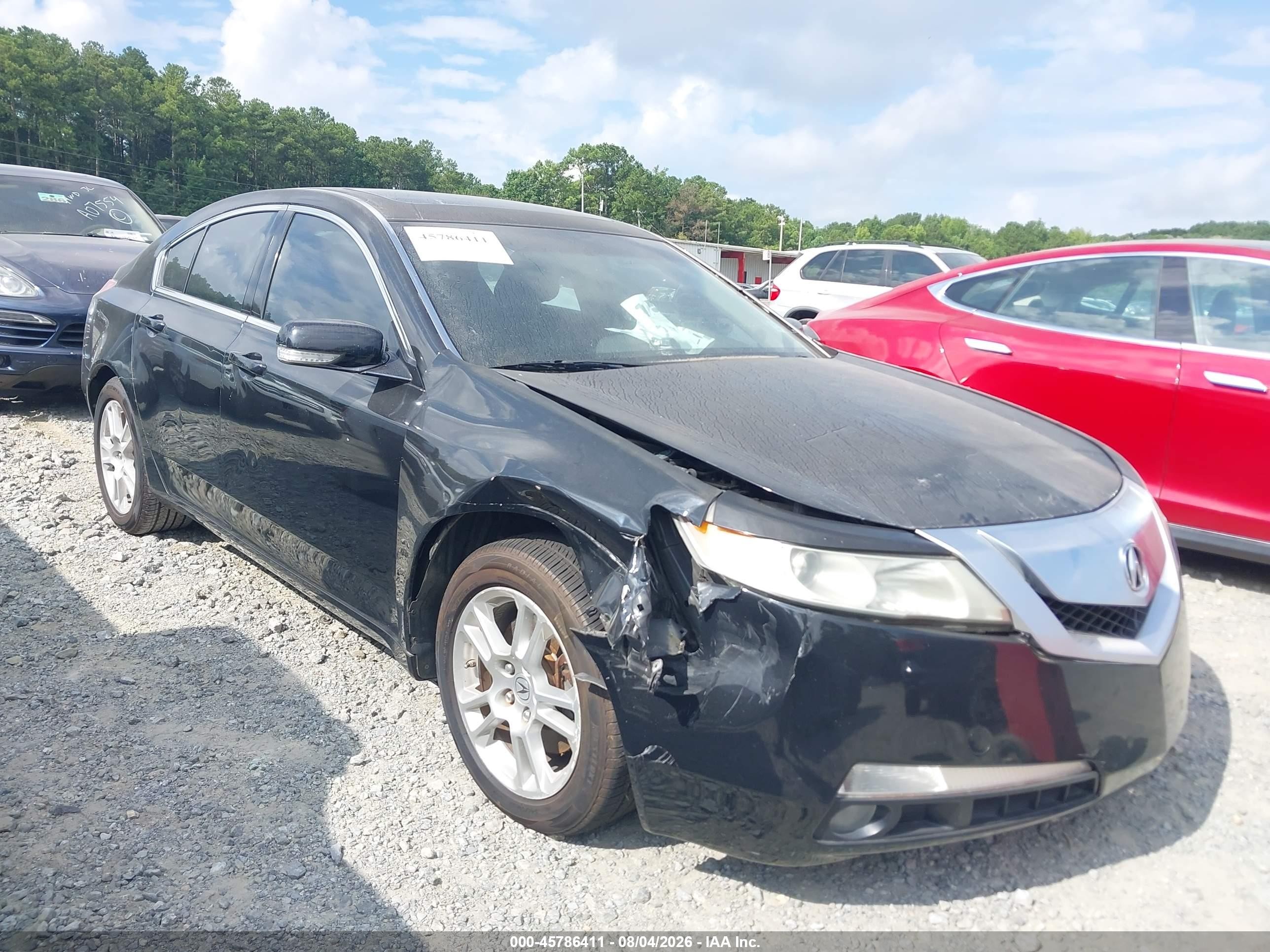 2010 Acura Tl 3.5 Black vin: 19UUA8F27AA017557