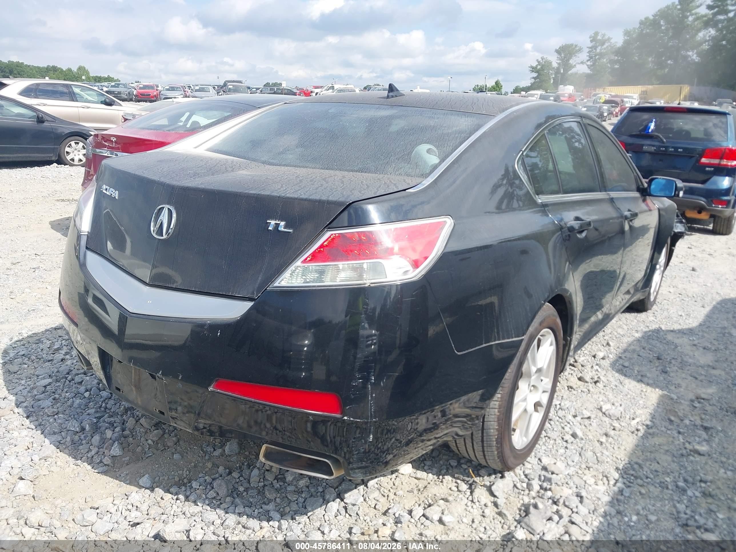 2010 Acura Tl 3.5 Black vin: 19UUA8F27AA017557