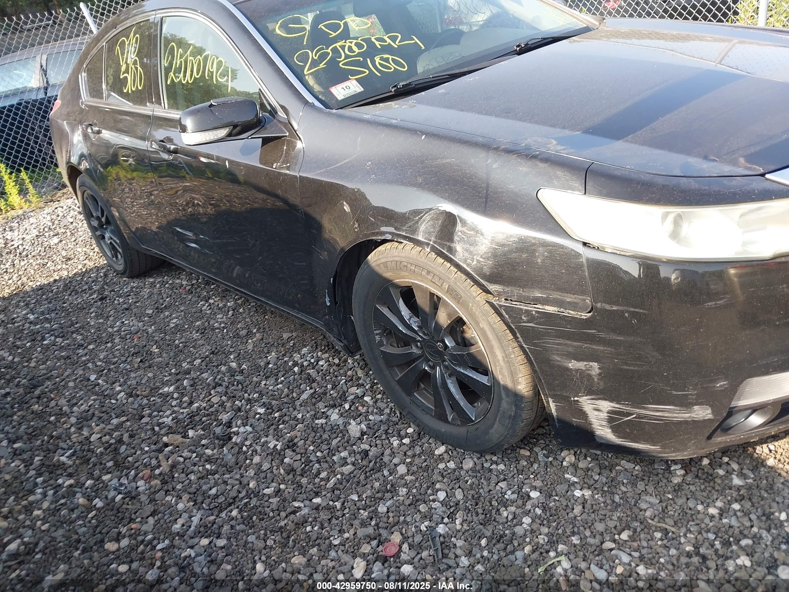 2010 Acura Tl 3.5 Black vin: 19UUA8F27AA023696