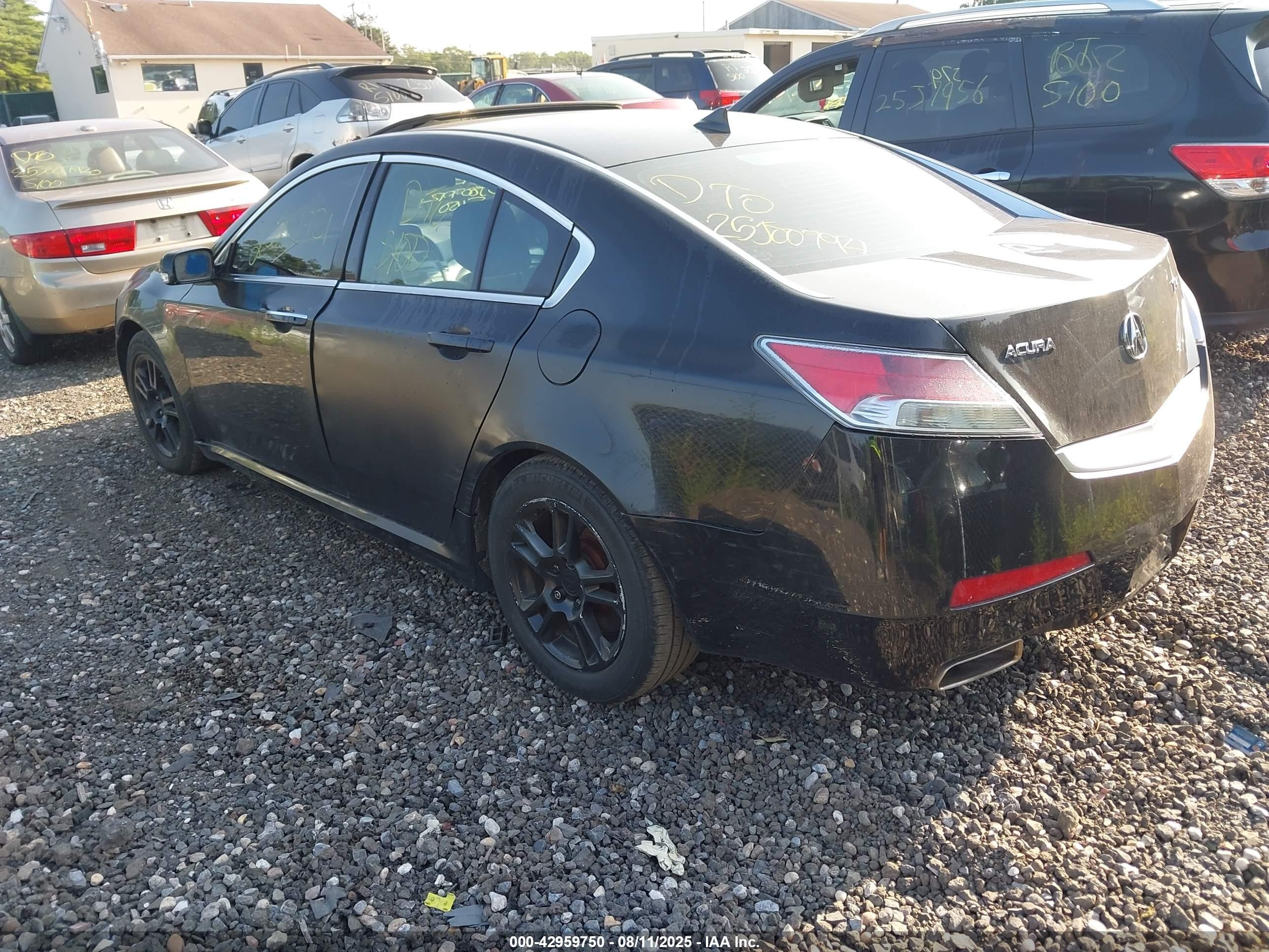 2010 Acura Tl 3.5 Black vin: 19UUA8F27AA023696