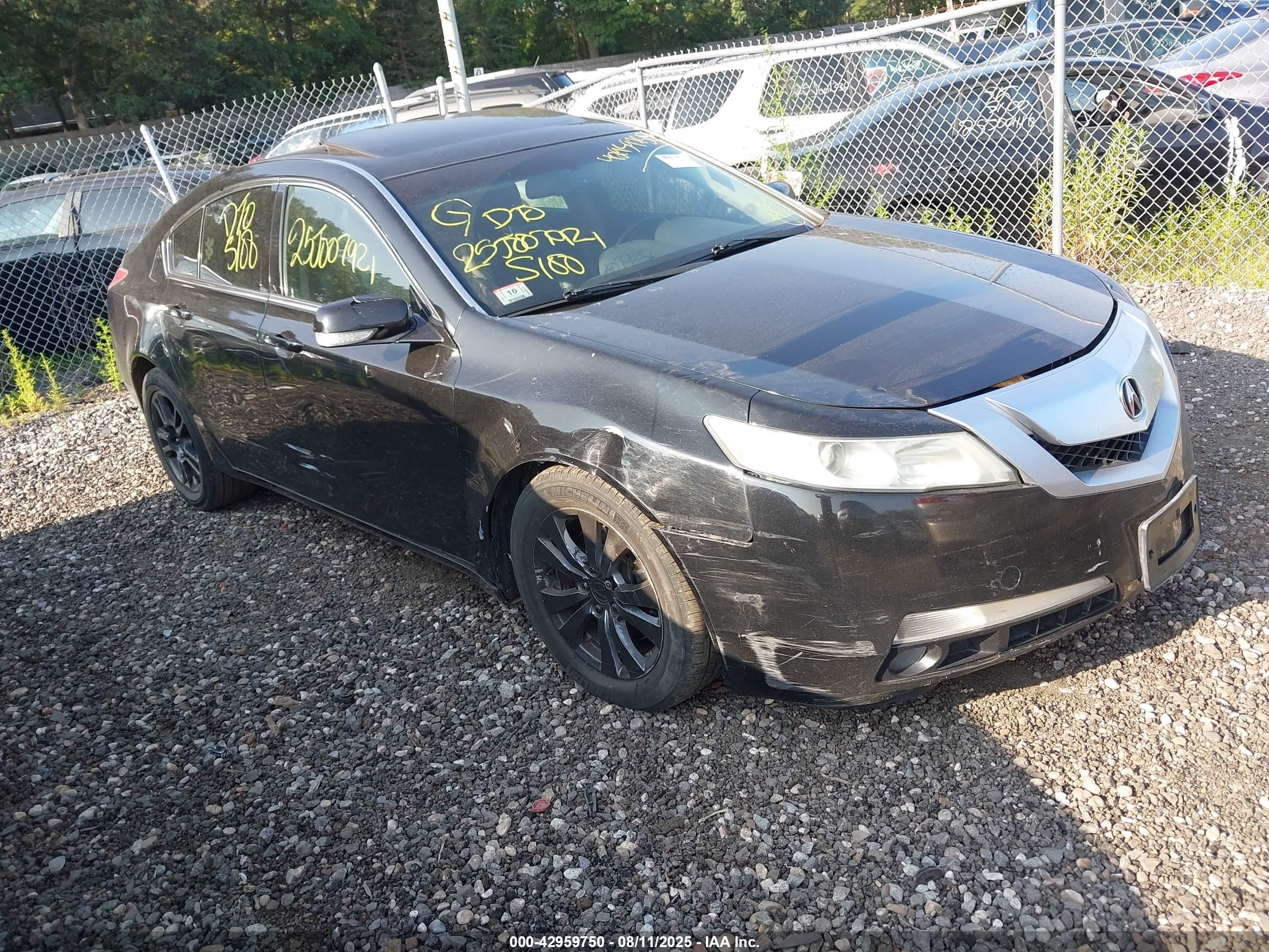 2010 Acura Tl 3.5 Black vin: 19UUA8F27AA023696
