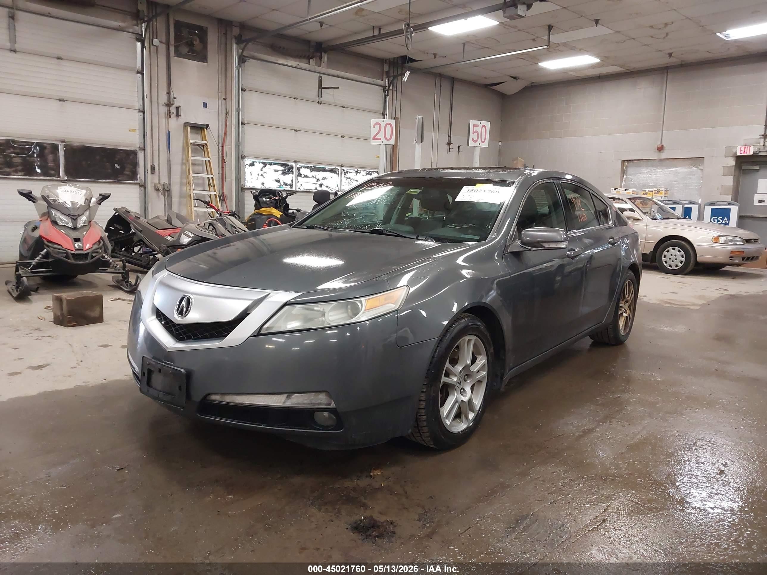2010 Acura Tl 3.5 Gray vin: 19UUA8F27AA025321