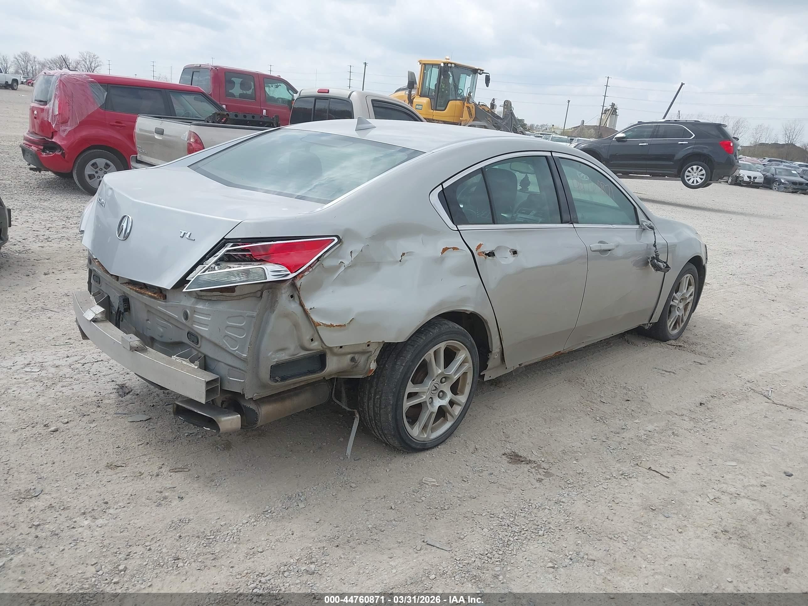 2011 Acura Tl 3.5 Silver vin: 19UUA8F27BA006155