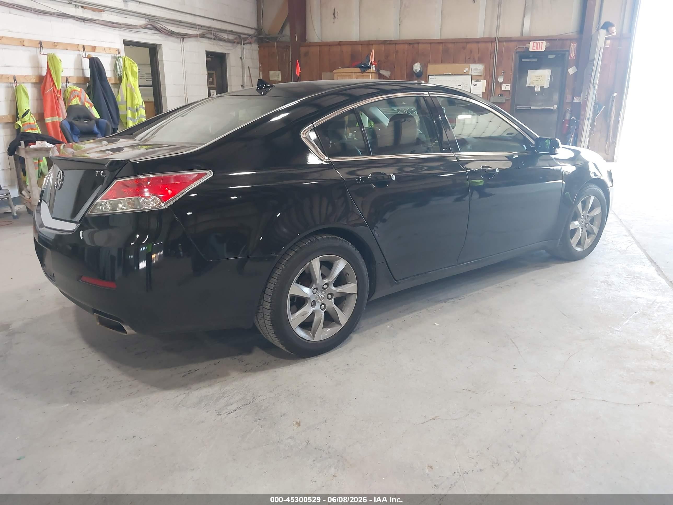 2012 Acura Tl 3.5 Black vin: 19UUA8F27CA004505