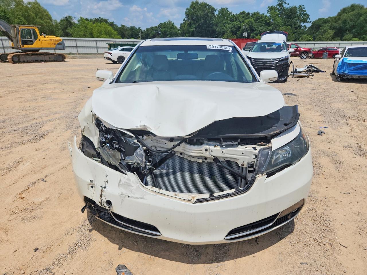 2012 Acura Tl White vin: 19UUA8F27CA014595