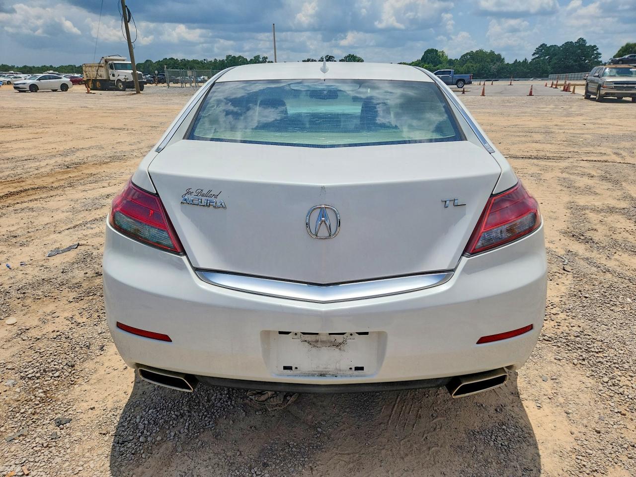 2012 Acura Tl White vin: 19UUA8F27CA014595