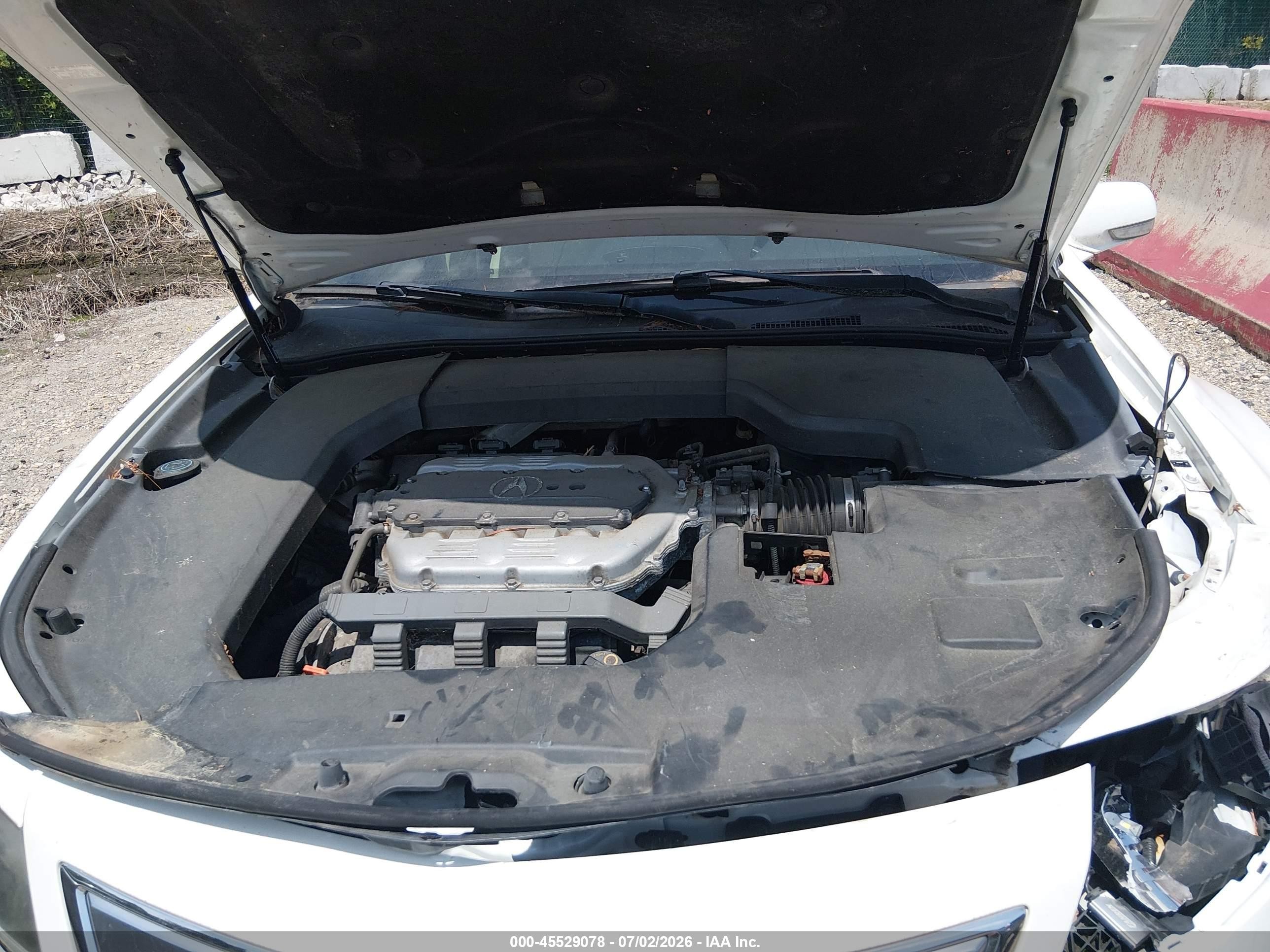 2012 Acura Tl 3.5 White vin: 19UUA8F27CA023149