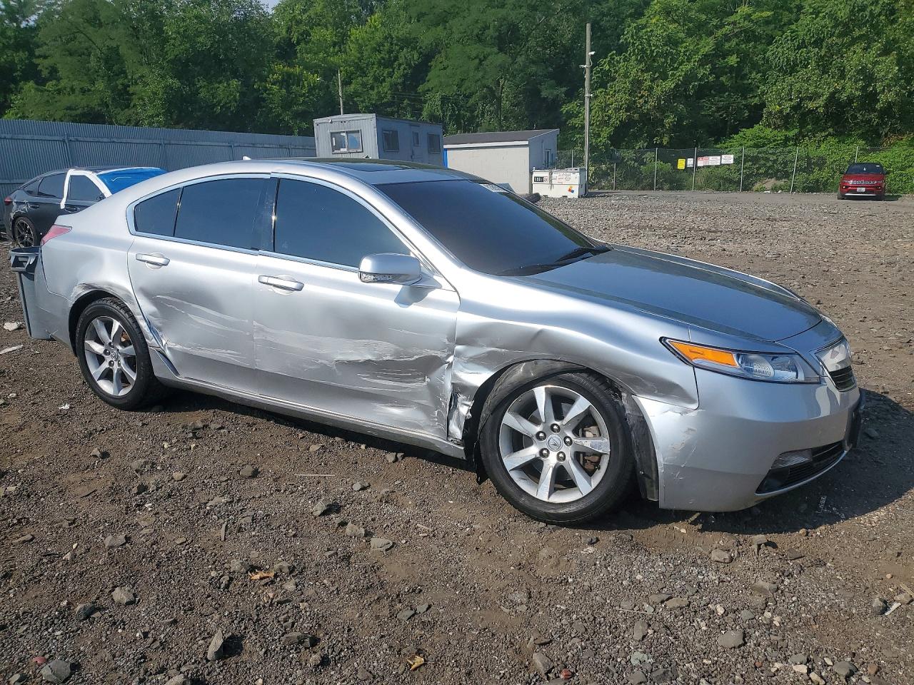 2012 Acura Tl Silver vin: 19UUA8F27CA033499