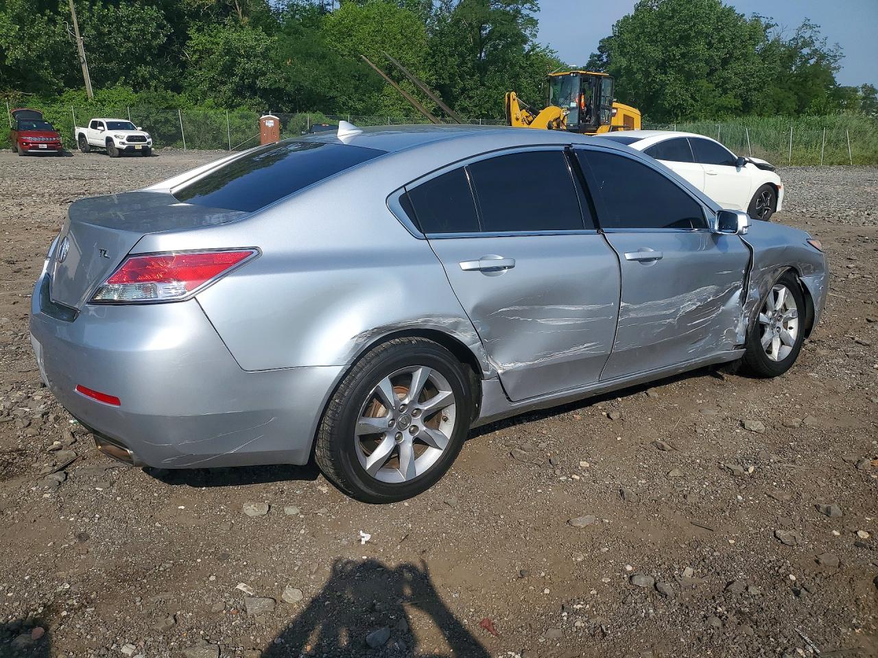 2012 Acura Tl Silver vin: 19UUA8F27CA033499