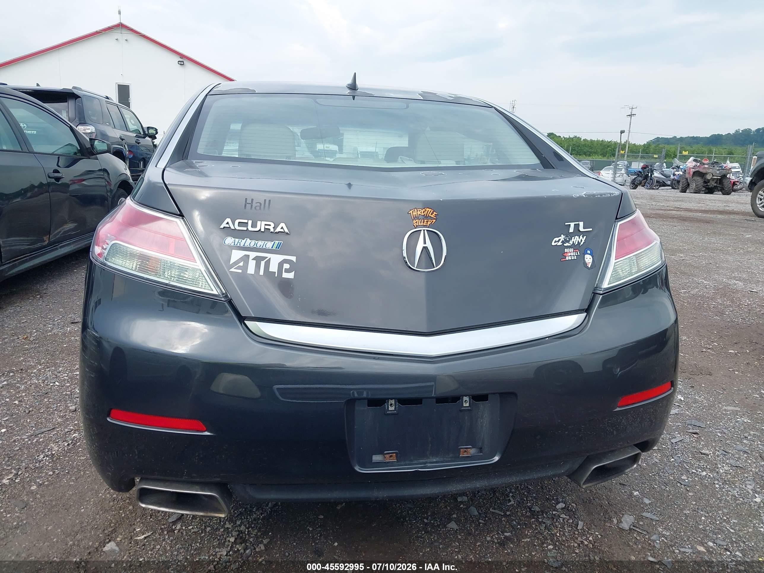 2012 Acura Tl 3.5 Gray vin: 19UUA8F27CA036032