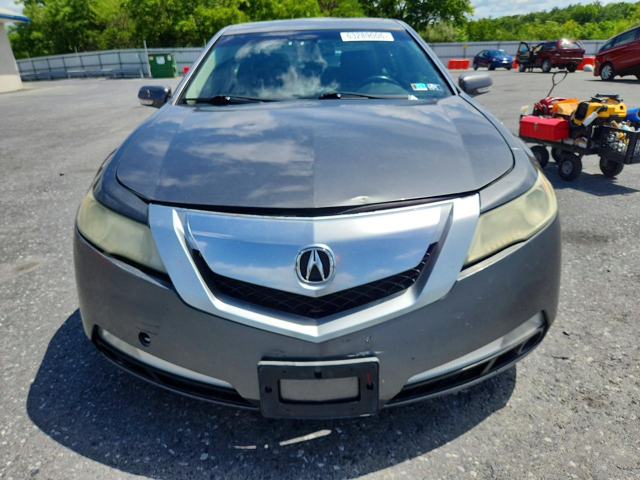 2010 Acura Tl Gray vin: 19UUA8F28AA002954