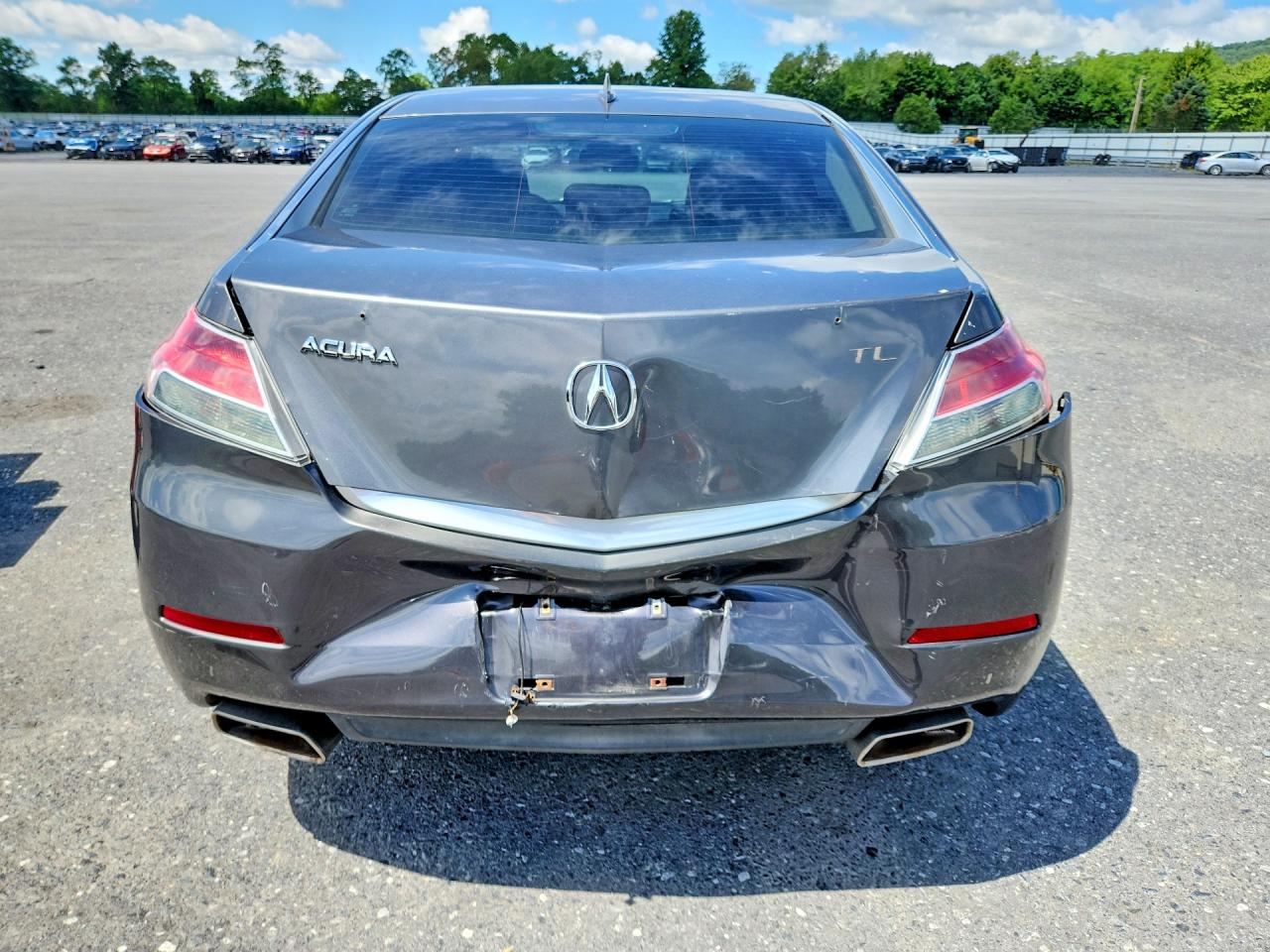 2010 Acura Tl Gray vin: 19UUA8F28AA002954