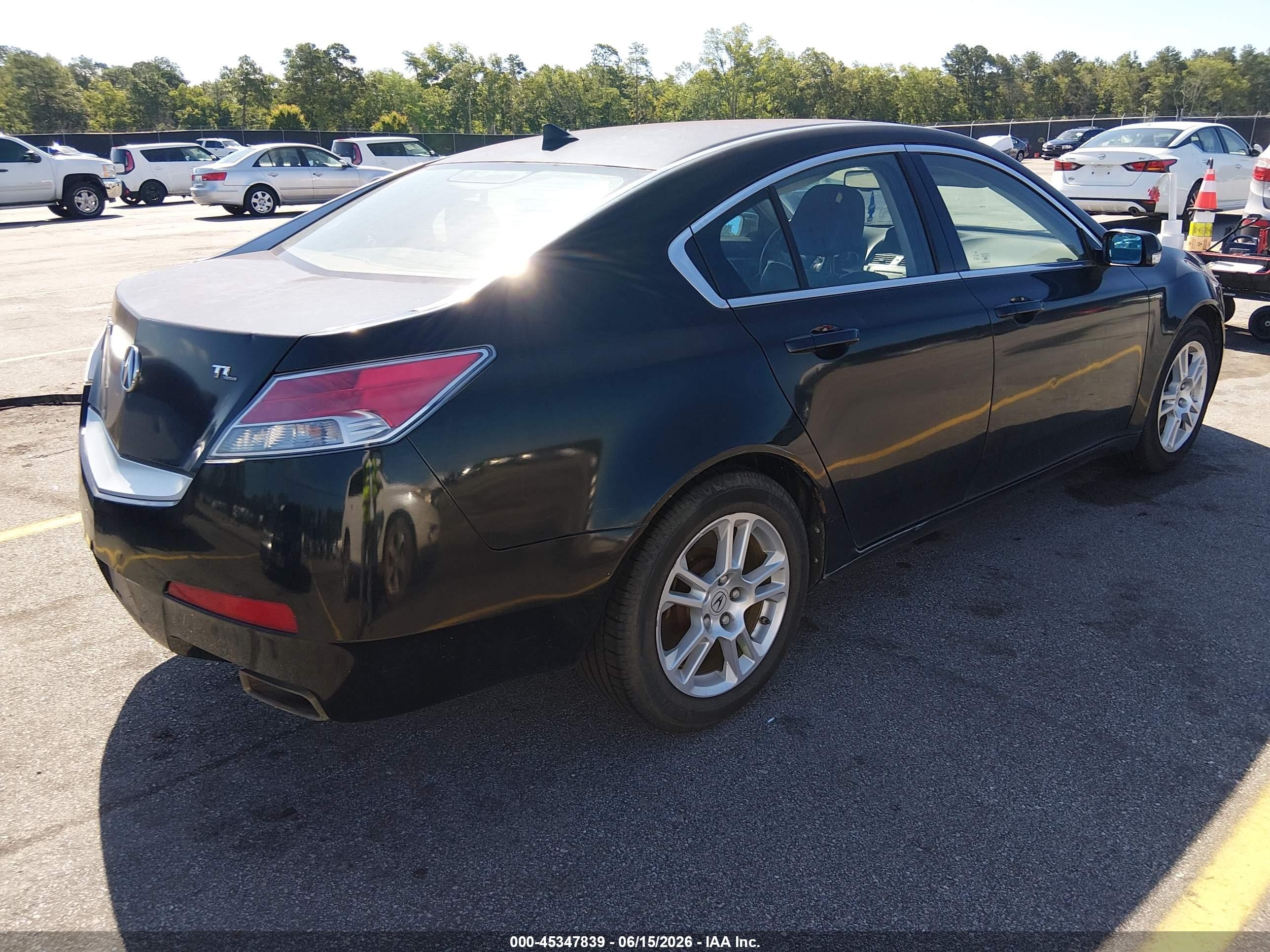 2010 Acura Tl 3.5 Black vin: 19UUA8F28AA016563