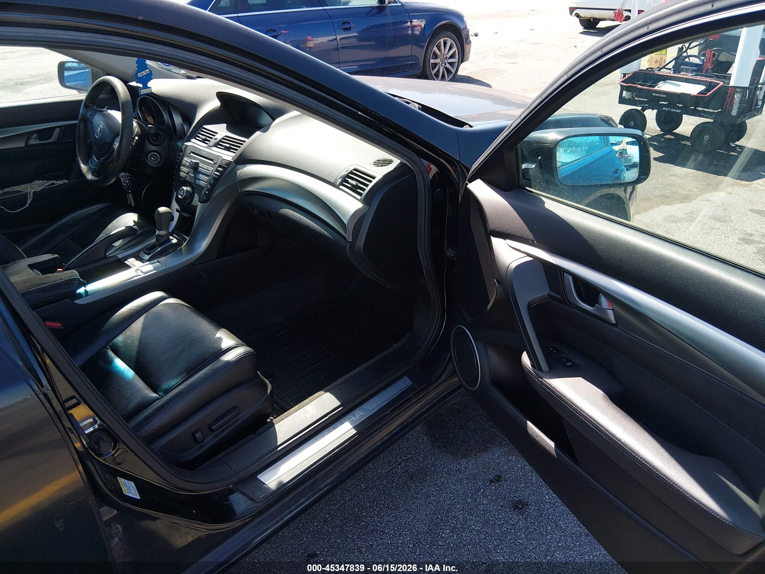2010 Acura Tl 3.5 Black vin: 19UUA8F28AA016563