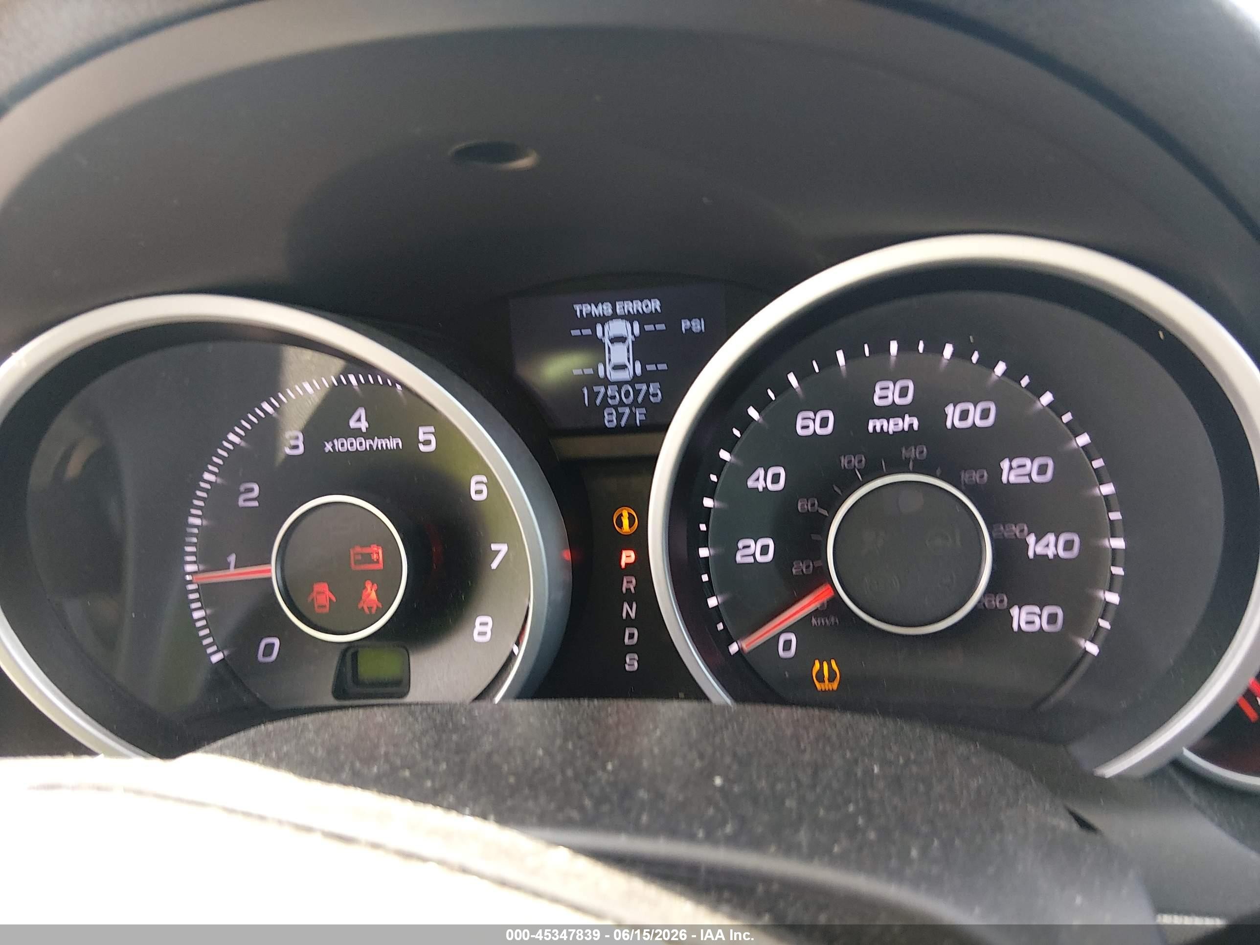 2010 Acura Tl 3.5 Black vin: 19UUA8F28AA016563