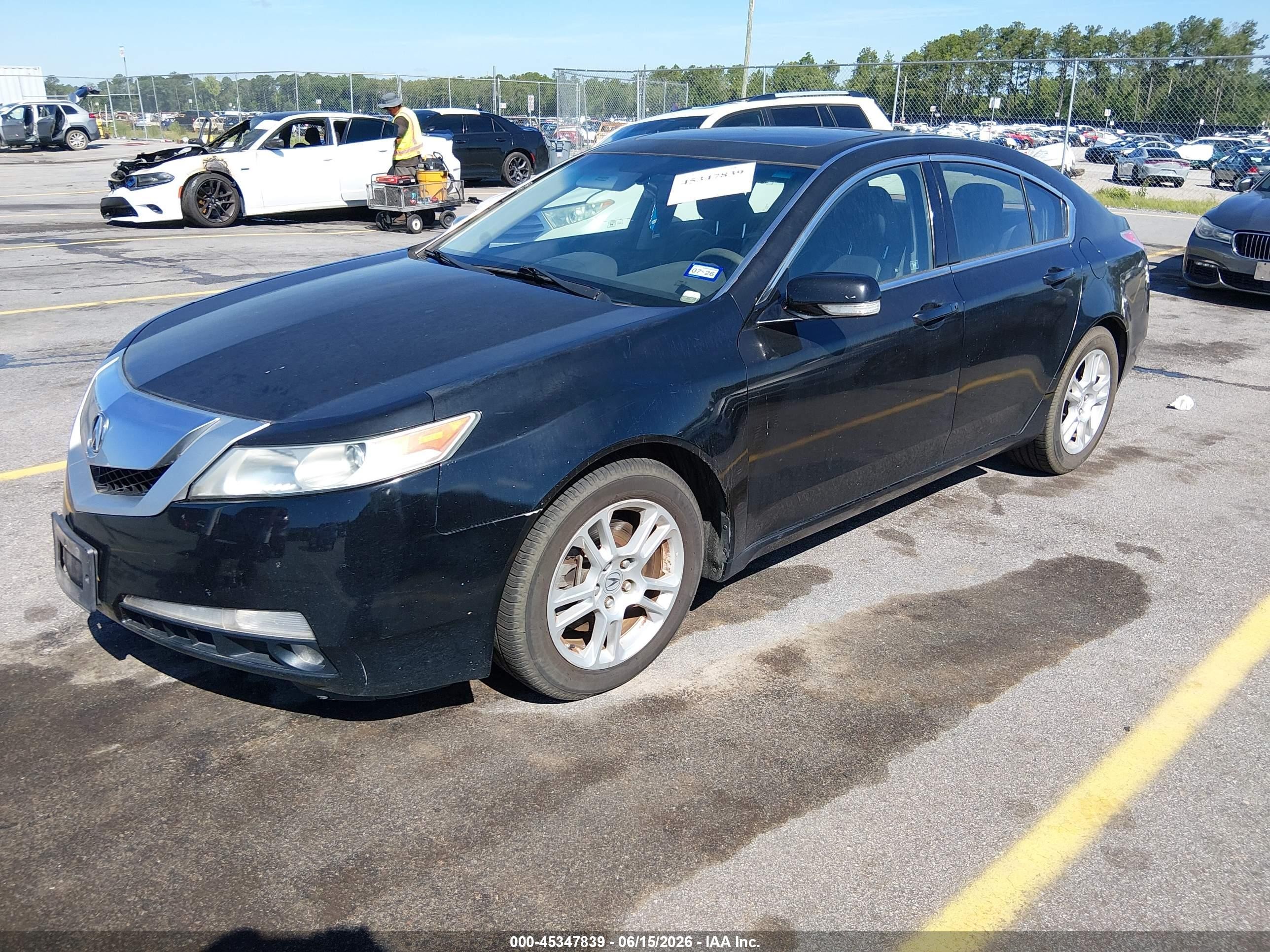 2010 Acura Tl 3.5 Black vin: 19UUA8F28AA016563