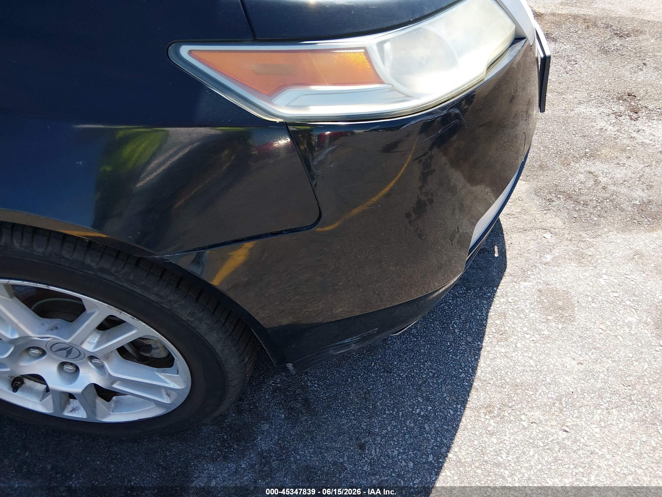 2010 Acura Tl 3.5 Black vin: 19UUA8F28AA016563