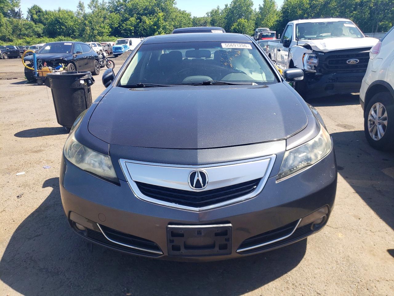 2012 Acura Tl Gray vin: 19UUA8F28CA024682