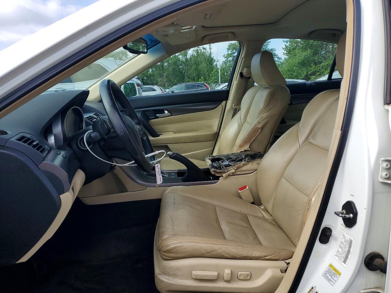 2012 Acura Tl White vin: 19UUA8F28CA026562