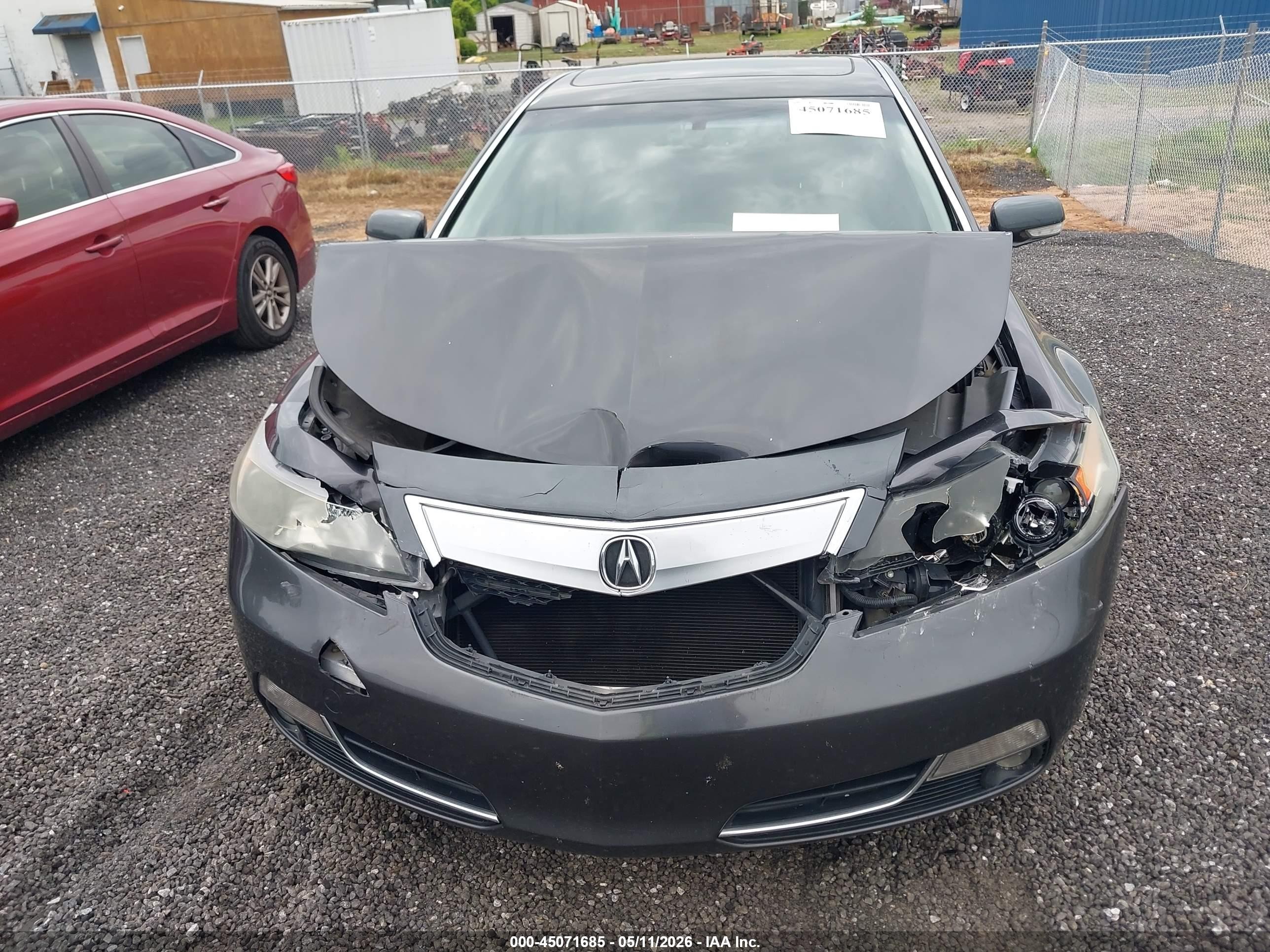 2012 Acura Tl 3.5 Серый vin: 19UUA8F28CA027565