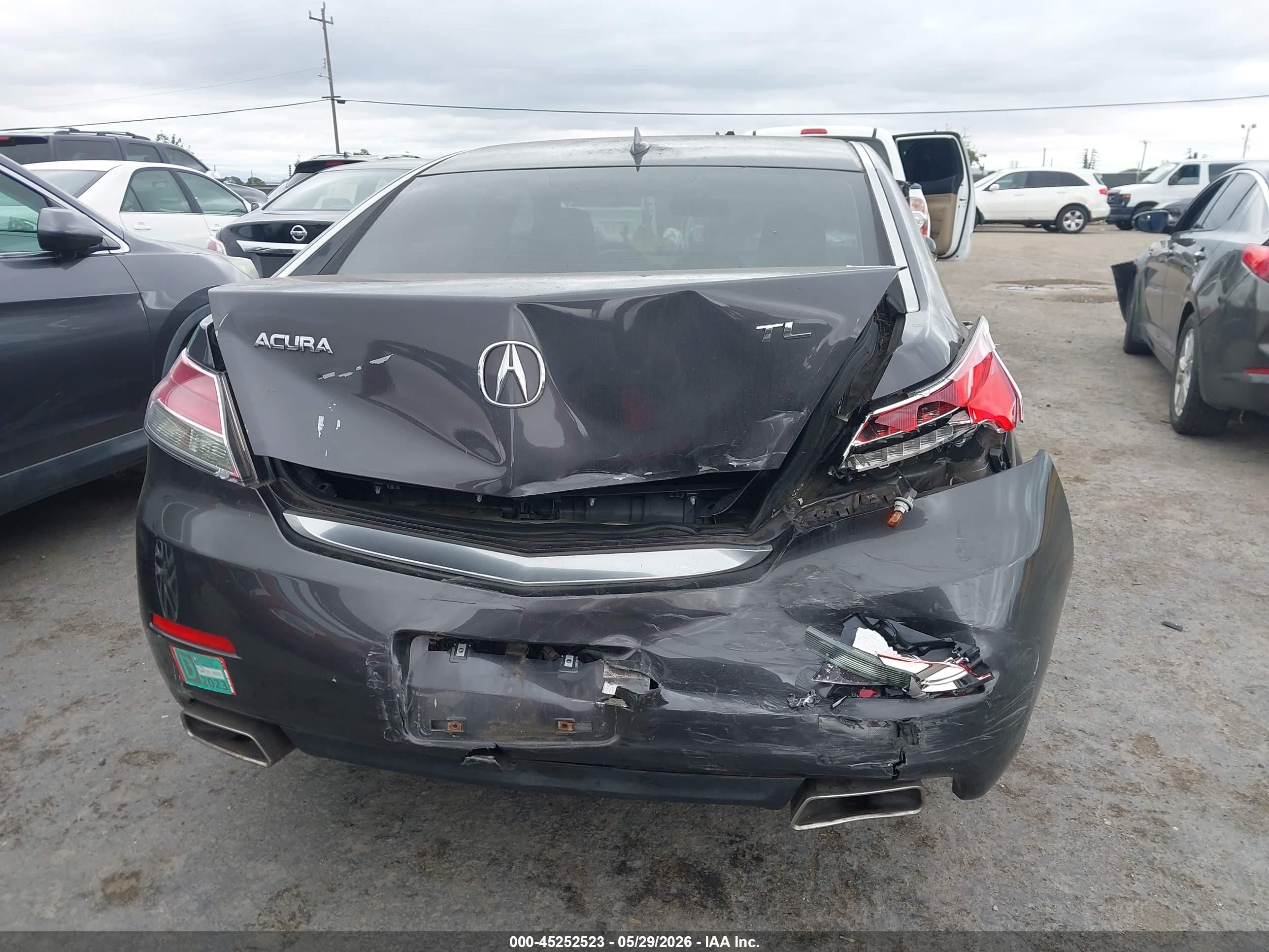 2012 Acura Tl 3.5 Gray vin: 19UUA8F28CA037416