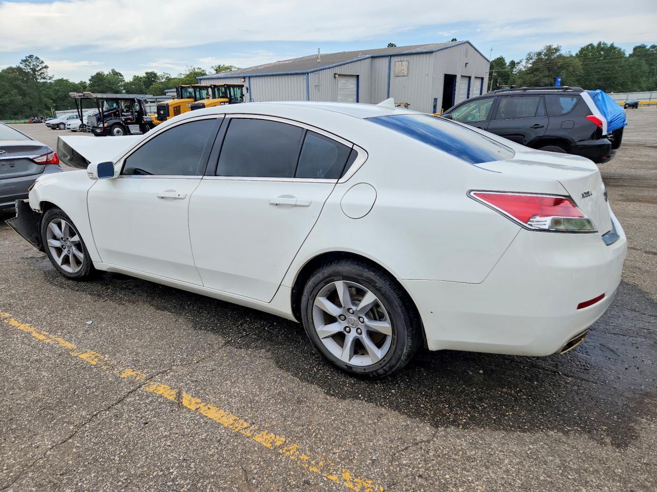 2012 Acura Tl White vin: 19UUA8F28CA038615