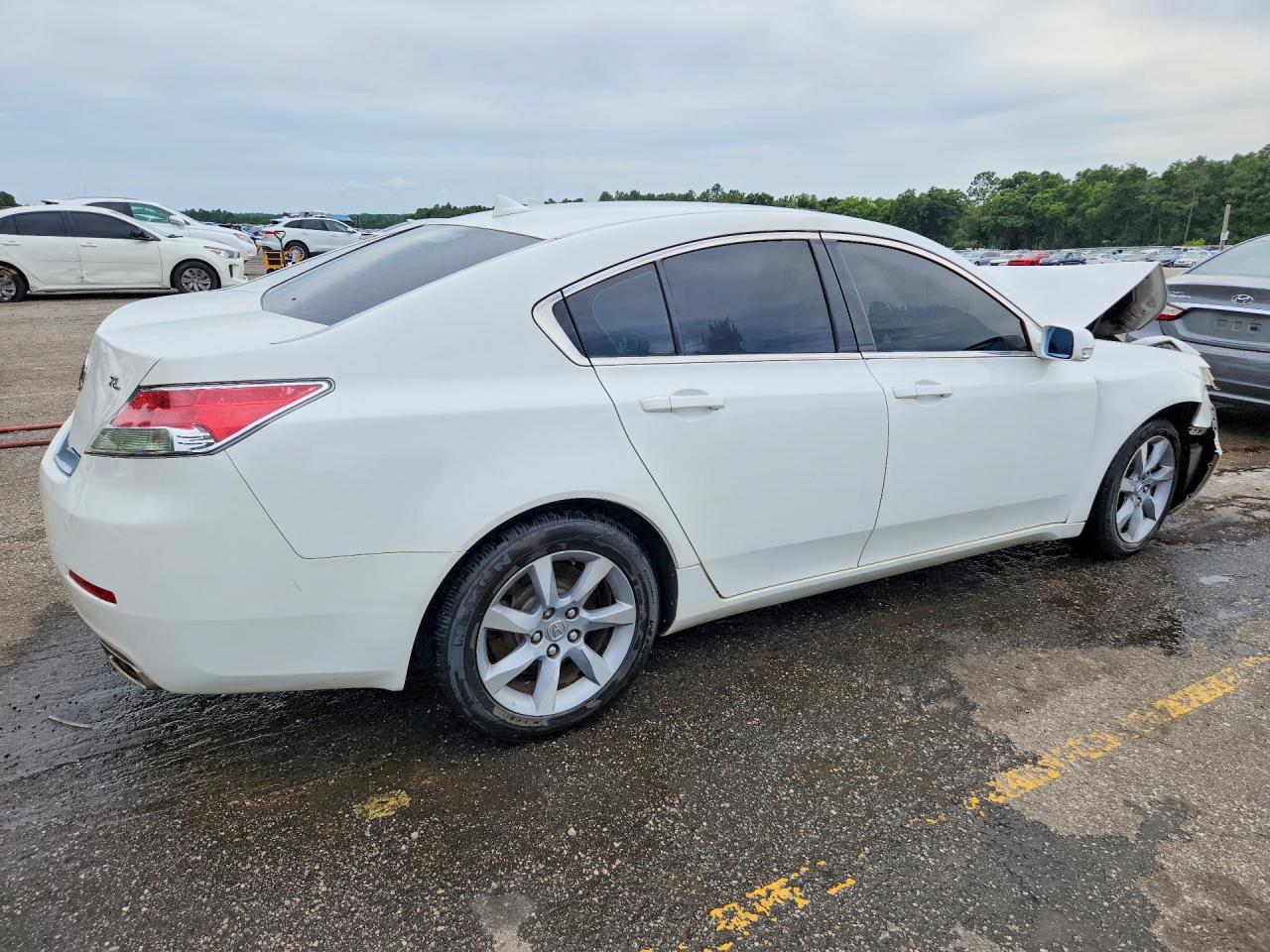 2012 Acura Tl White vin: 19UUA8F28CA038615