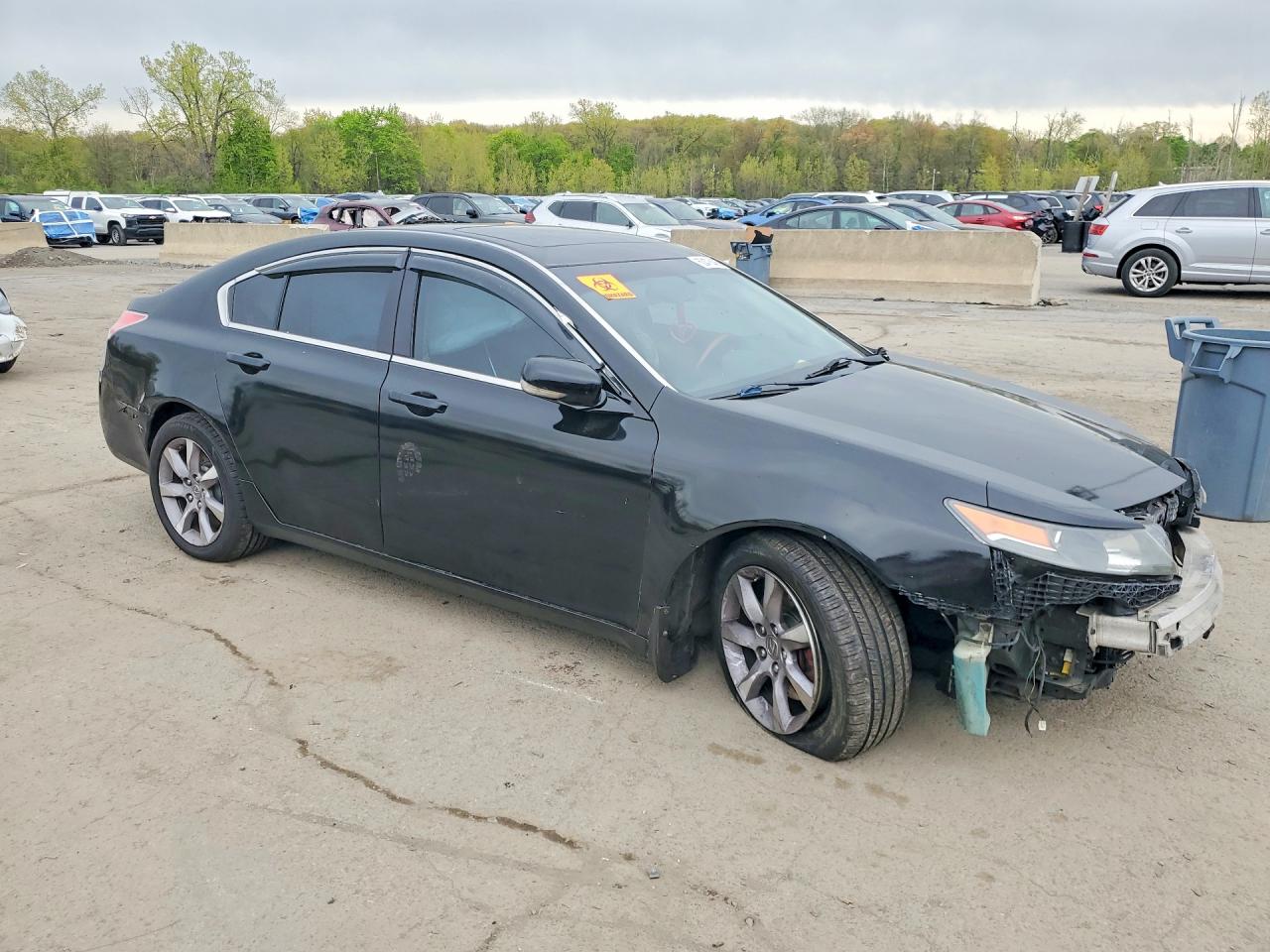 2013 Acura Tl Black vin: 19UUA8F28DA003400