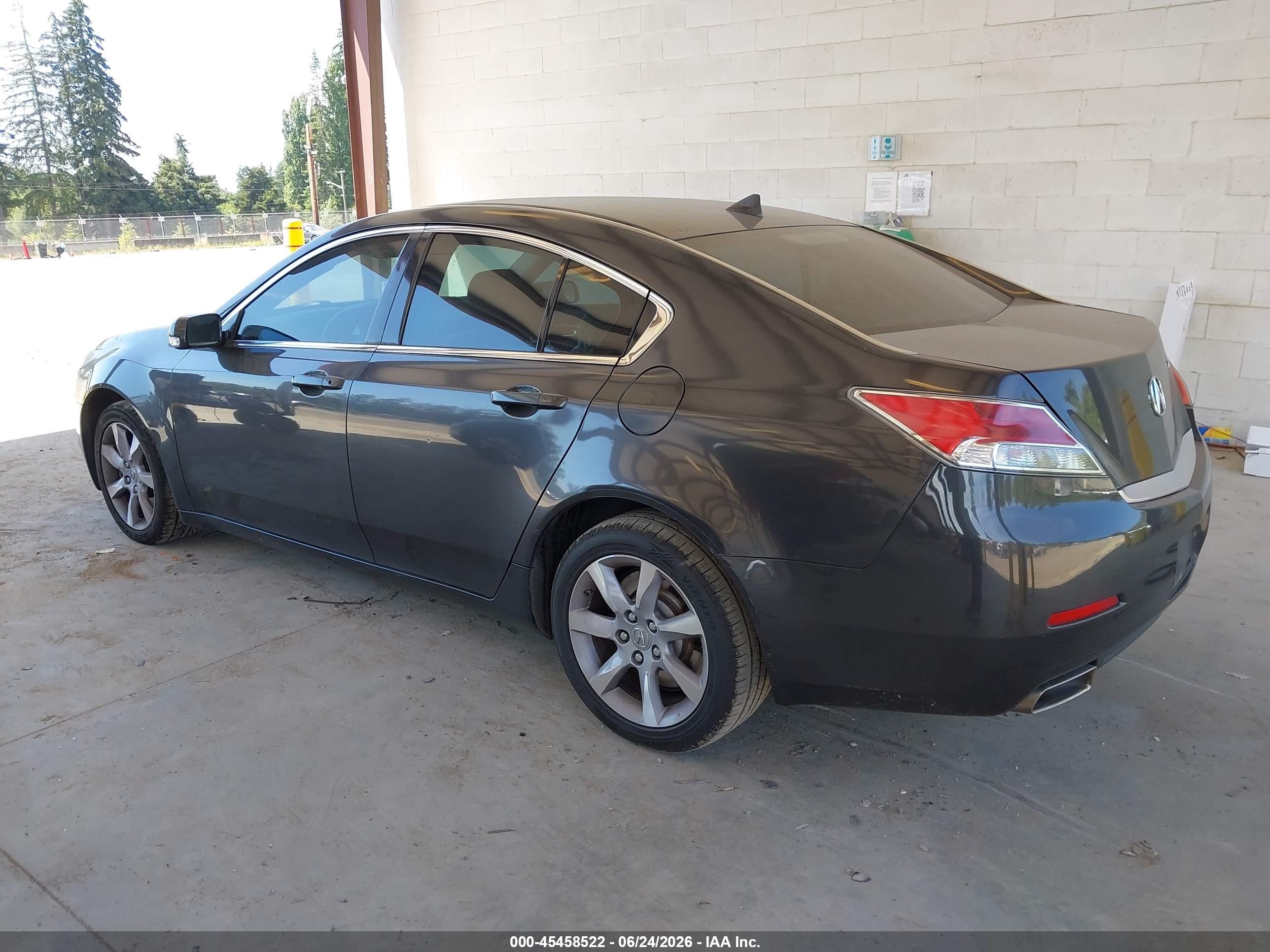 2013 Acura Tl 3.5 Gray vin: 19UUA8F28DA006040