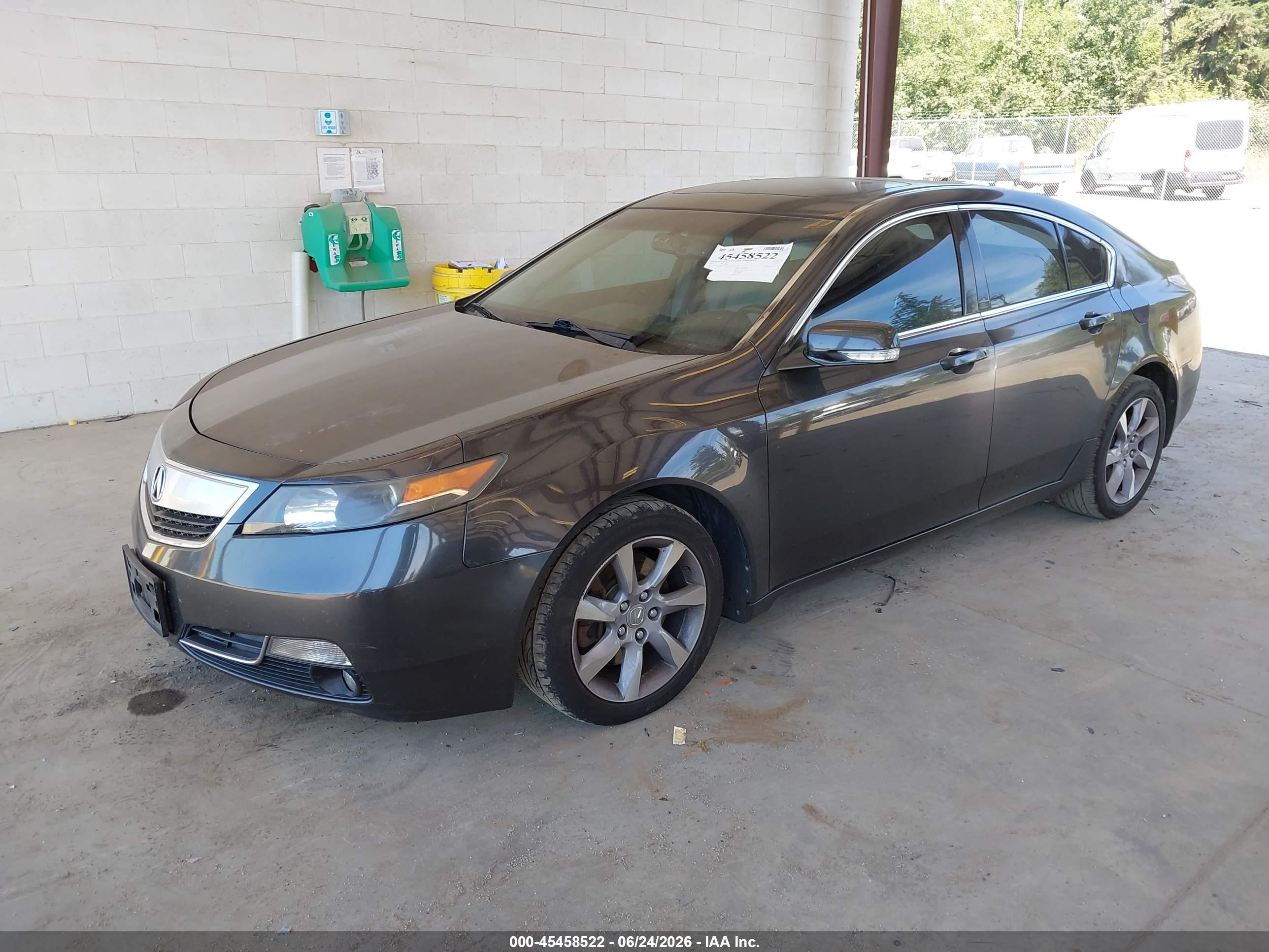 2013 Acura Tl 3.5 Gray vin: 19UUA8F28DA006040