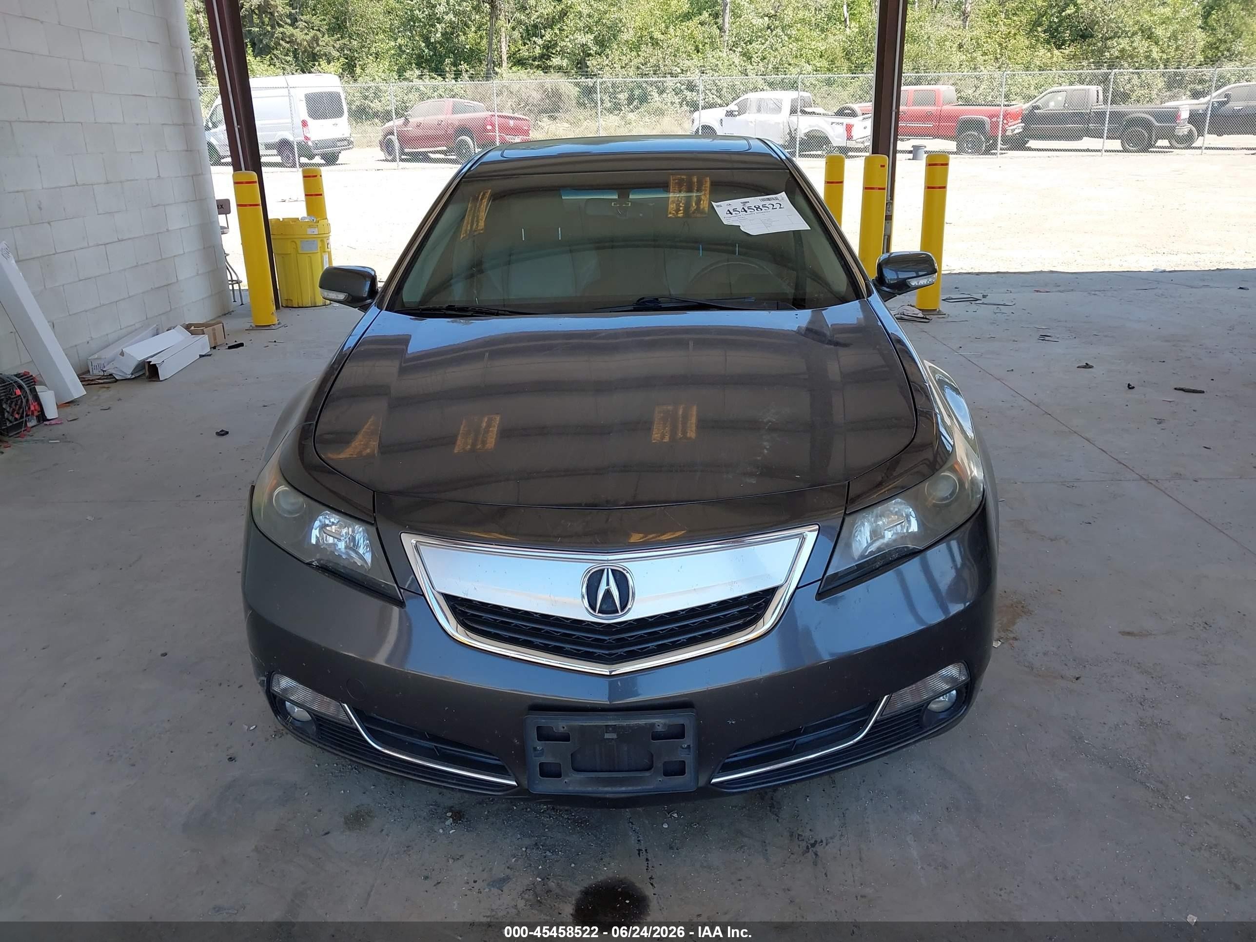 2013 Acura Tl 3.5 Gray vin: 19UUA8F28DA006040