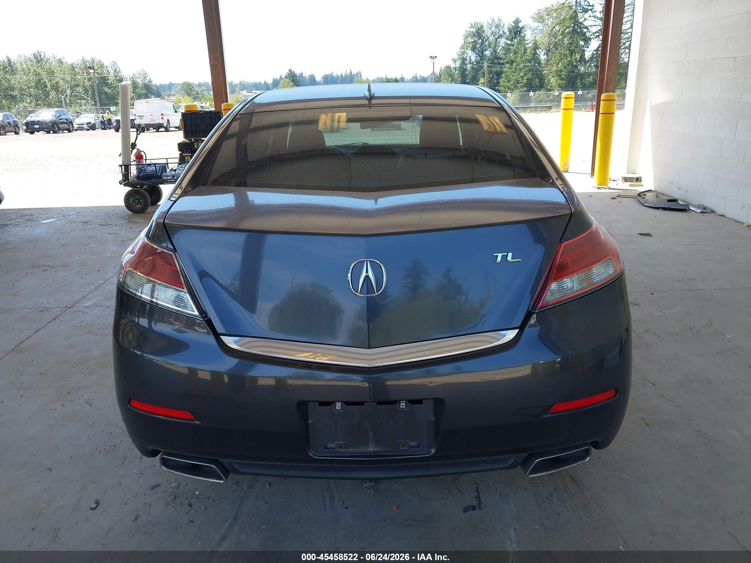 2013 Acura Tl 3.5 Gray vin: 19UUA8F28DA006040