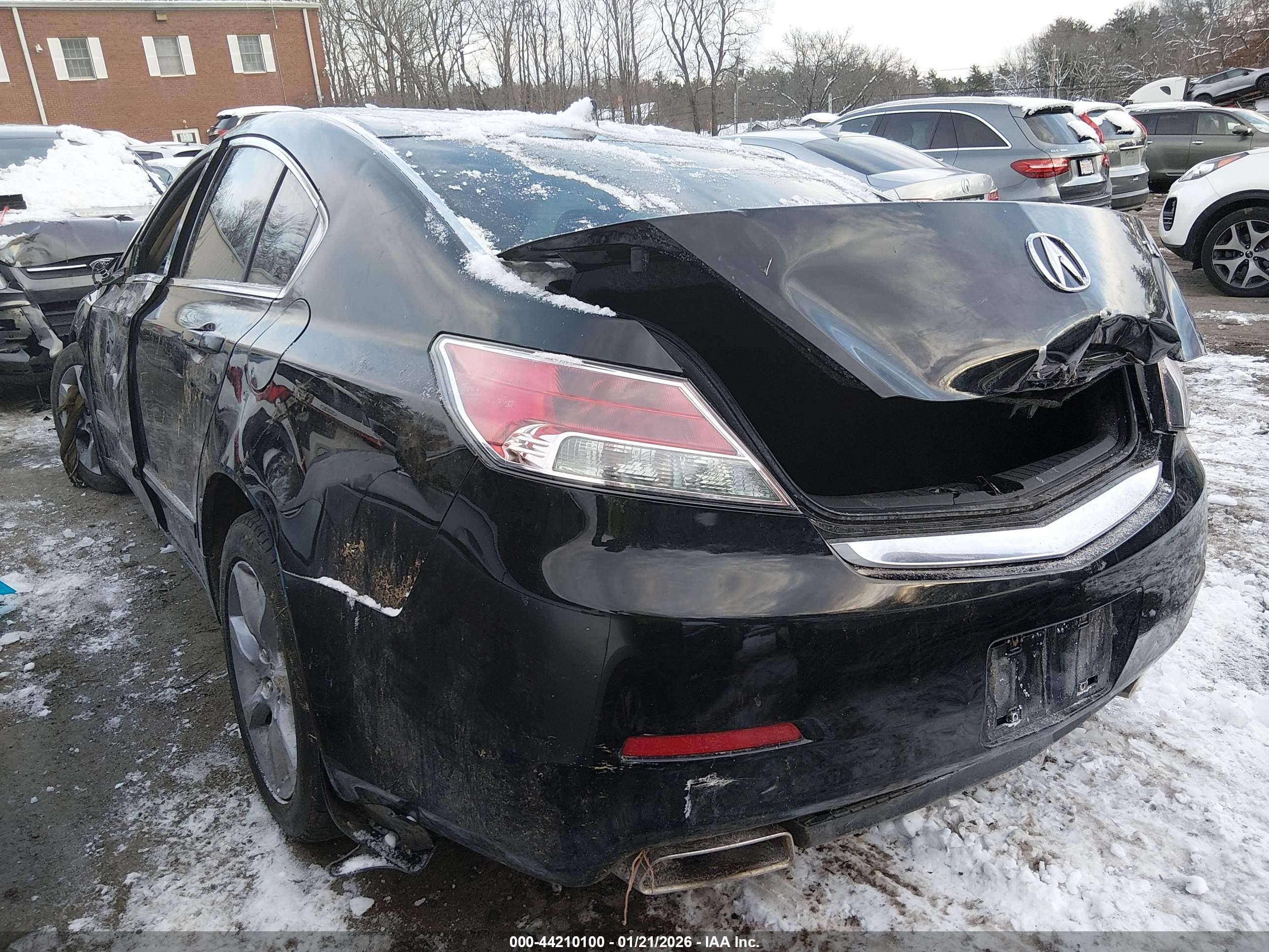 2013 Acura Tl 3.5 Black vin: 19UUA8F28DA007365