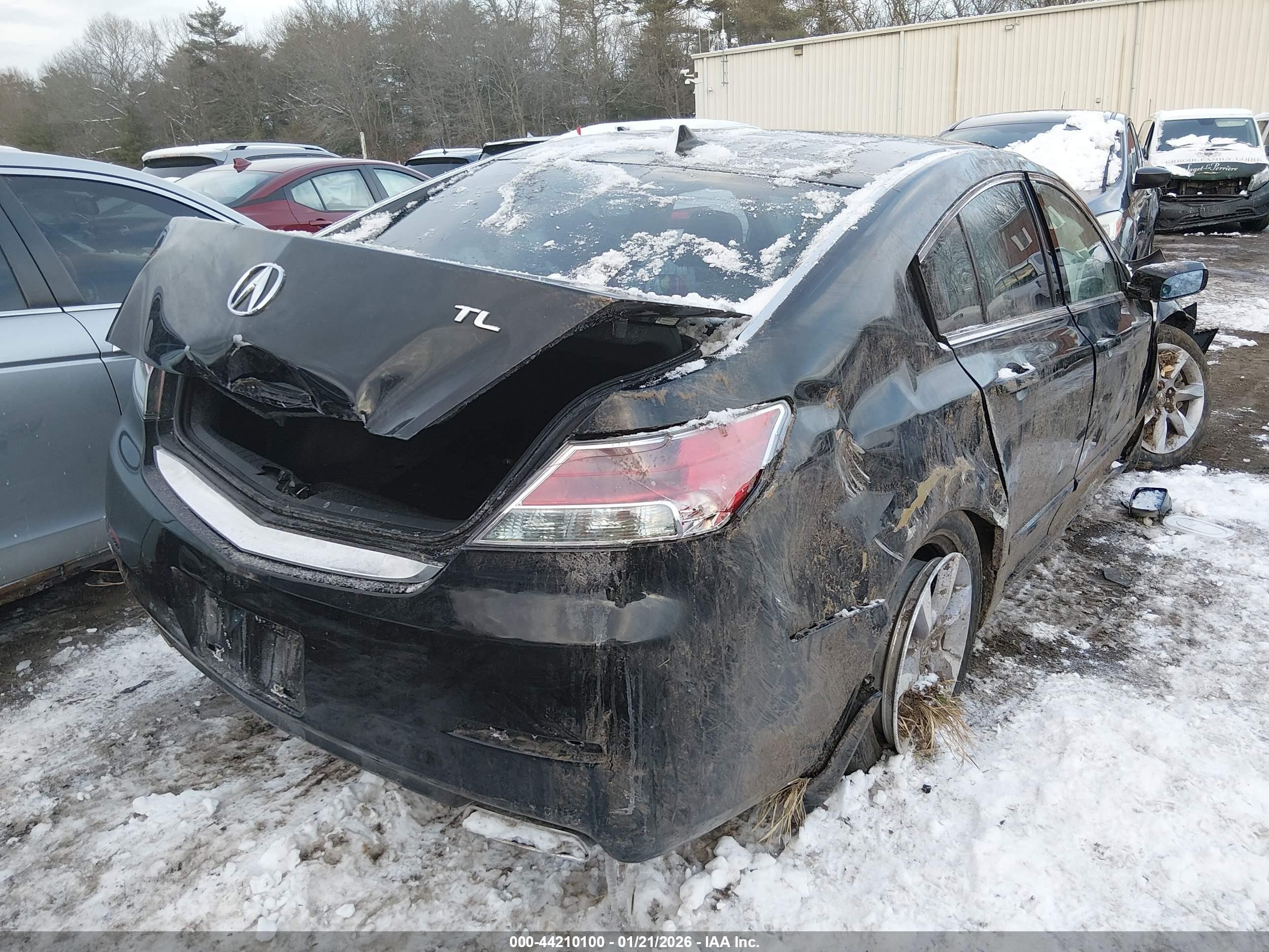 2013 Acura Tl 3.5 Black vin: 19UUA8F28DA007365
