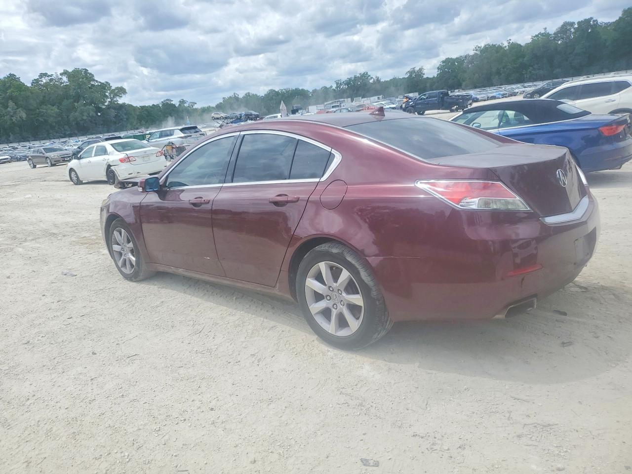 2013 Acura Tl Темно-бордовый vin: 19UUA8F28DA008600