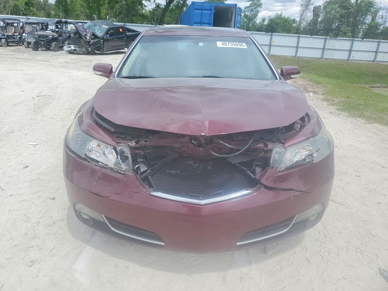 2013 Acura Tl Темно-бордовый vin: 19UUA8F28DA008600