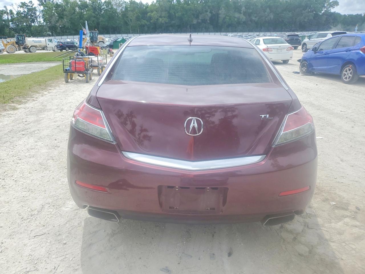 2013 Acura Tl Темно-бордовый vin: 19UUA8F28DA008600