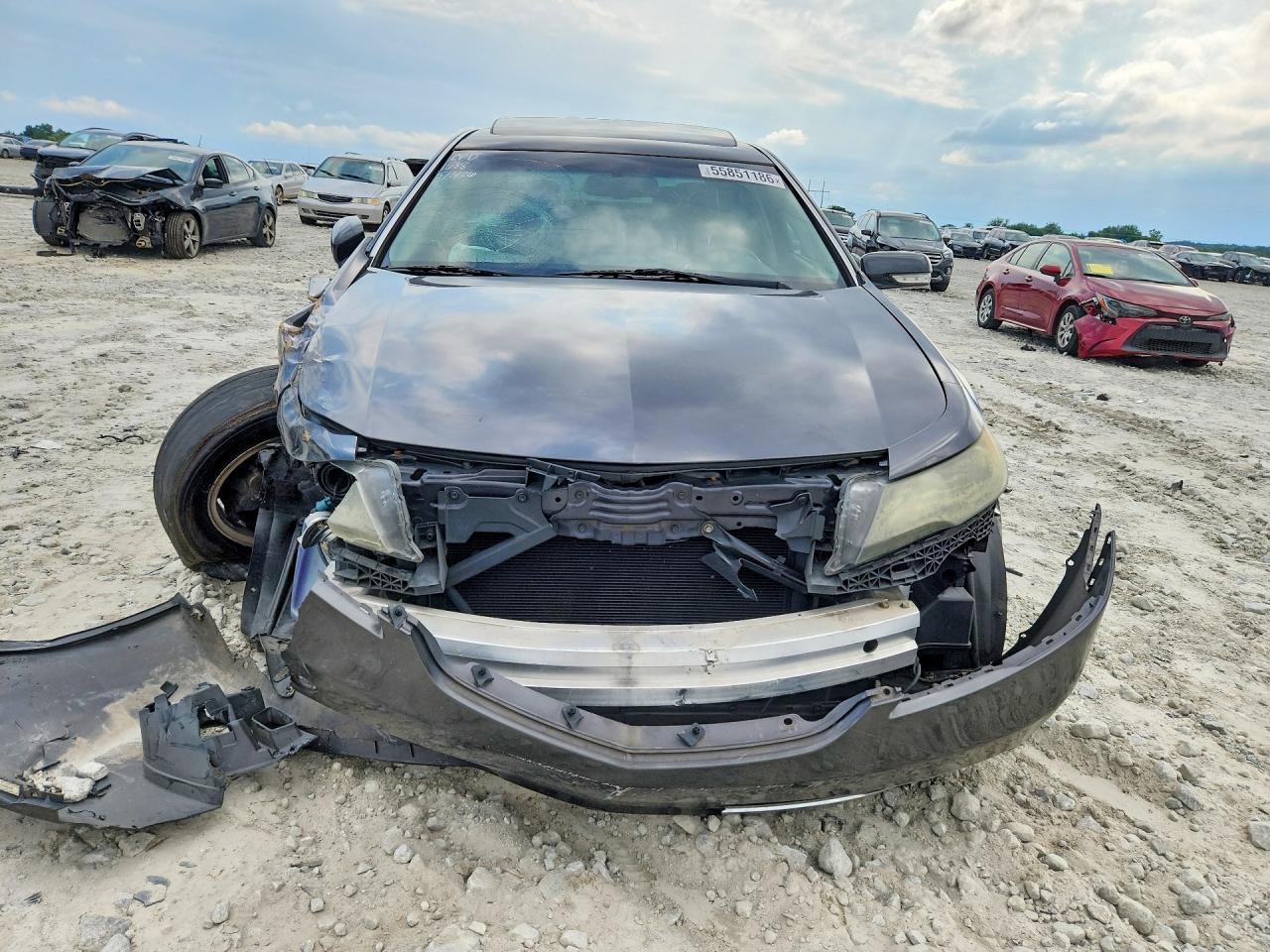 2013 Acura Tl Type S Gray vin: 19UUA8F28DA011688