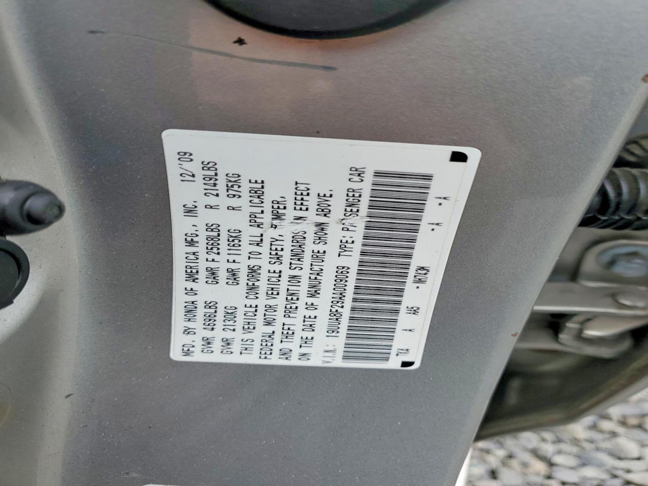 2010 Acura Tl Silver vin: 19UUA8F29AA009069